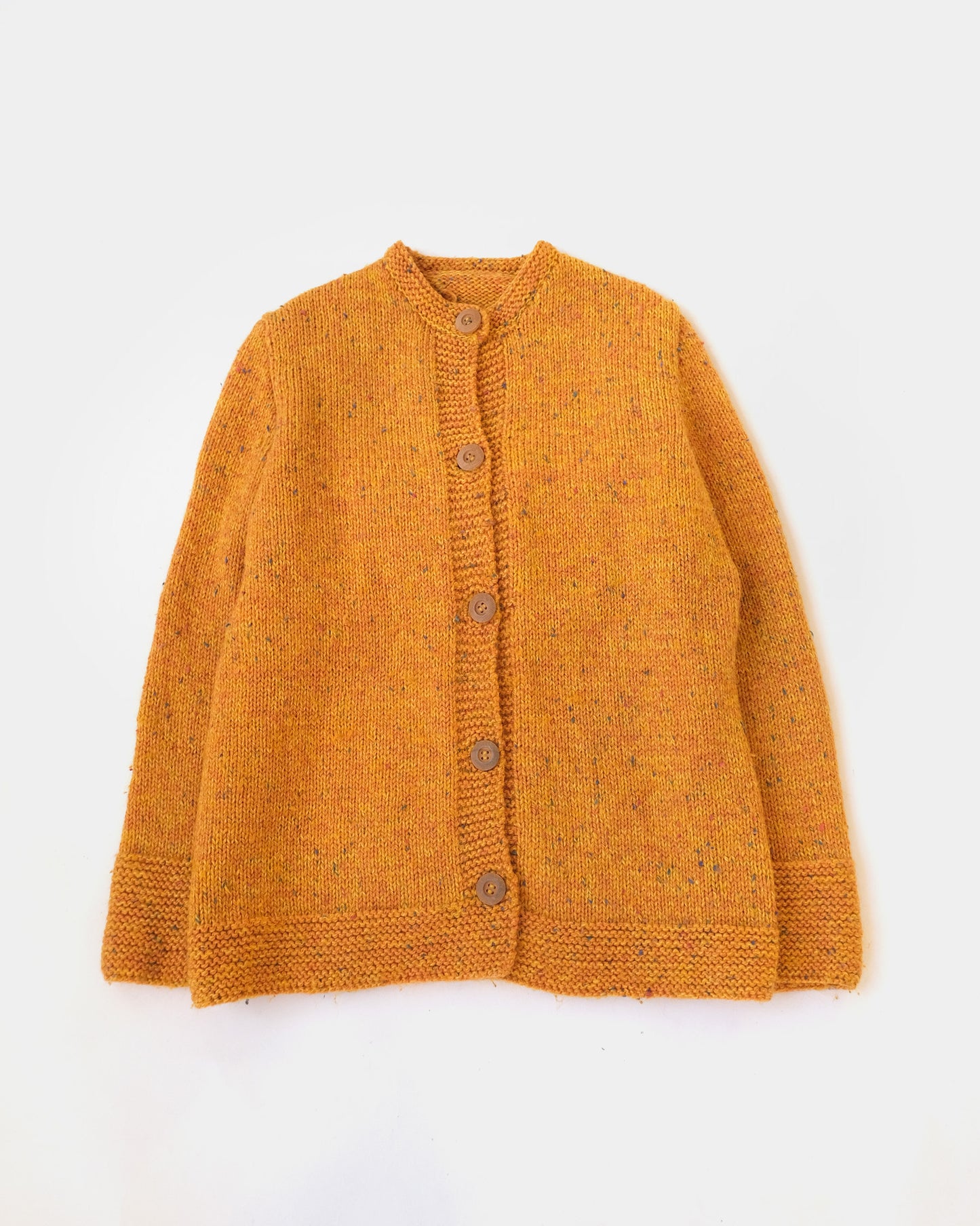 90s Nep Cardigan - Orange