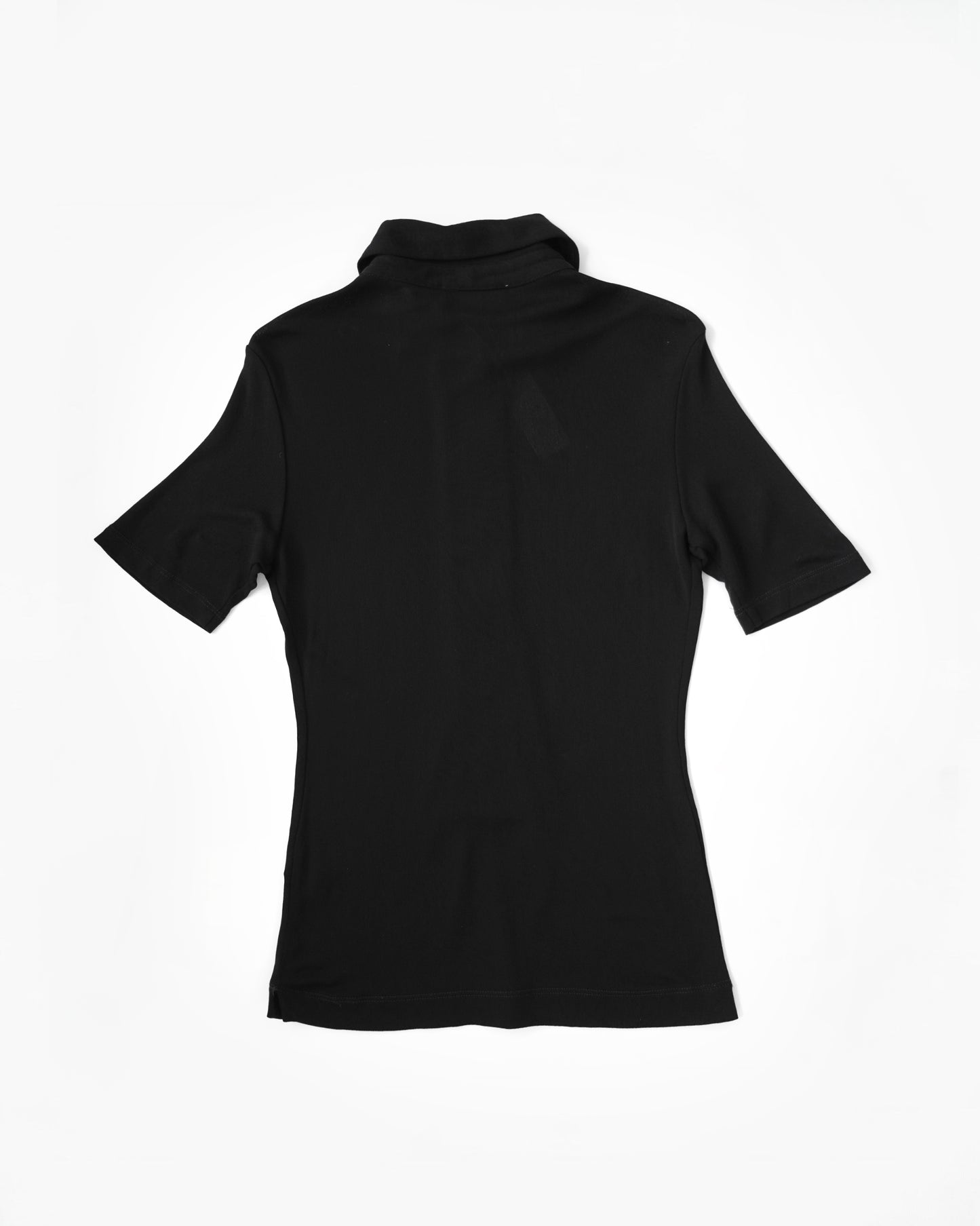 Stretch Jersey Polo Shirt with Front Button – Made in USA