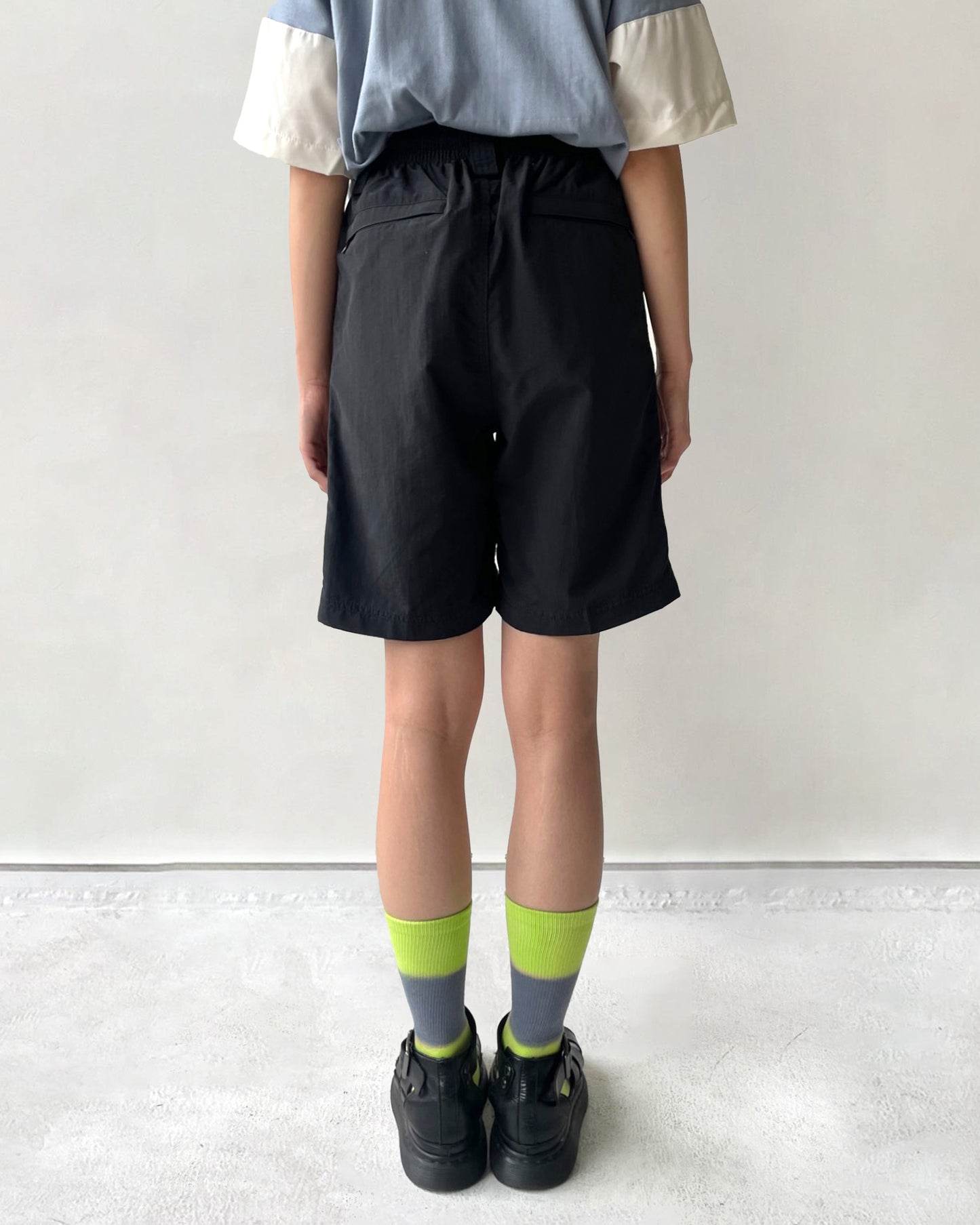 Black Nylon Shorts