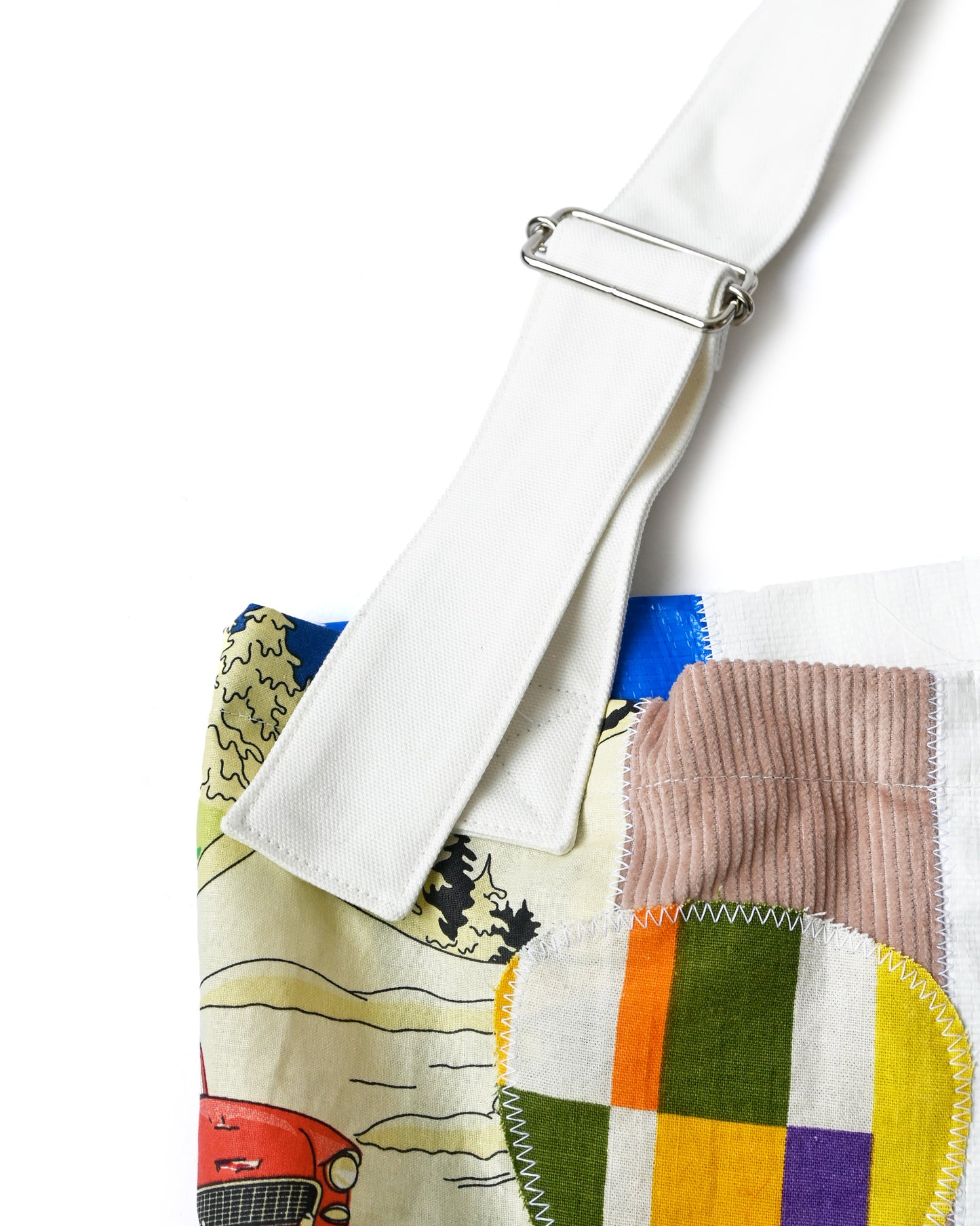 KHOKI x 404 - Patchwork Vinyl Bag with Vintage Fabric