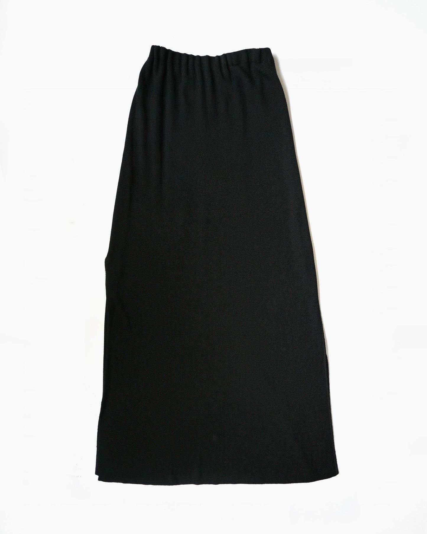Slit Knit Long Skirt