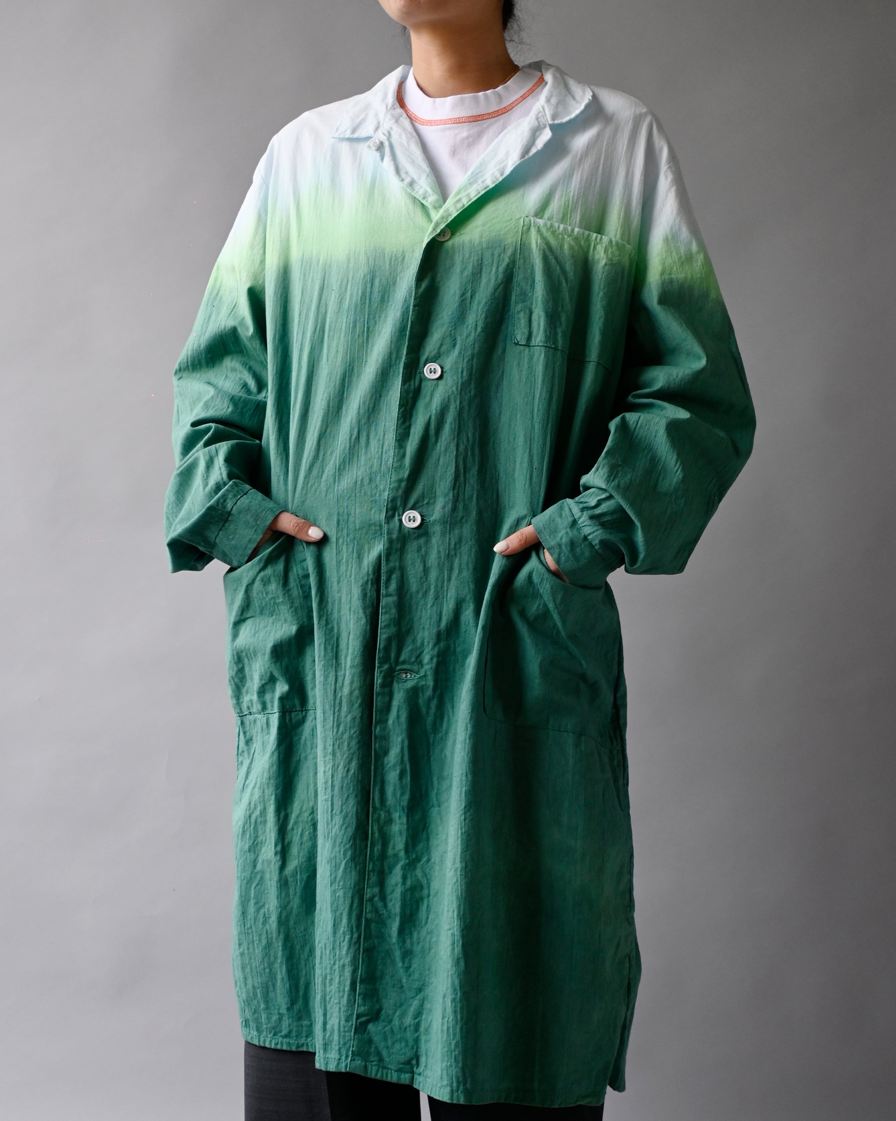404irregular - Cotton Medical Shop Coat