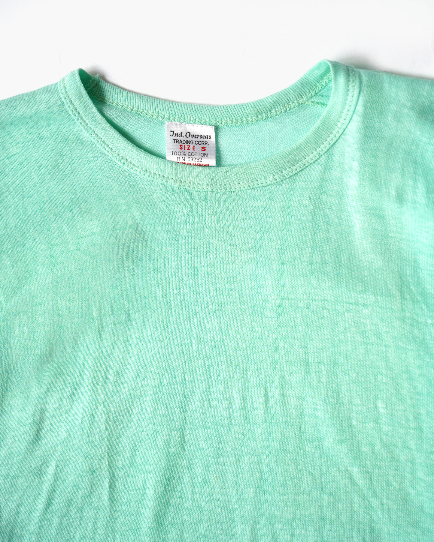 Cropped Pale Color T-Shirt
