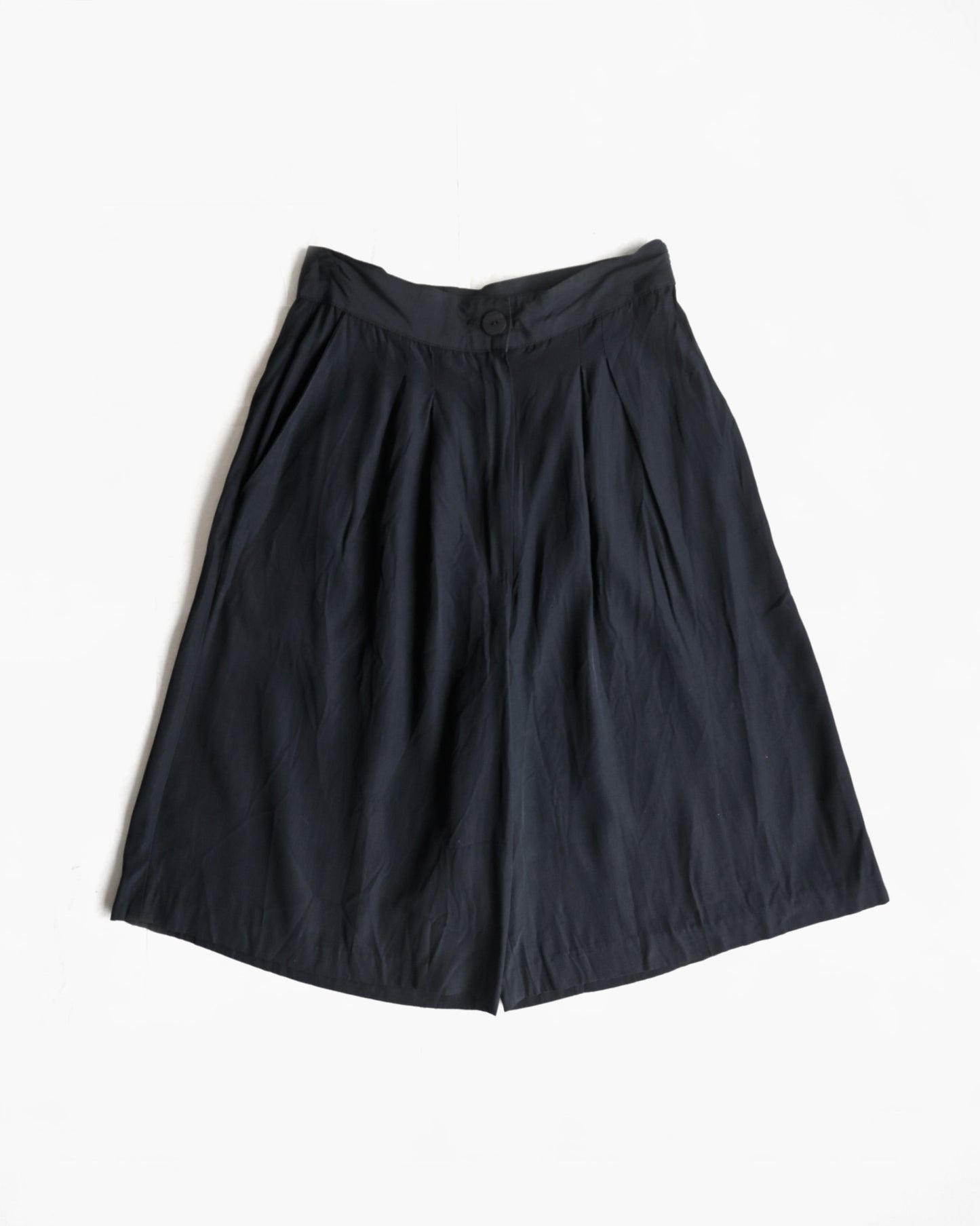 Rayon Black Shorts
