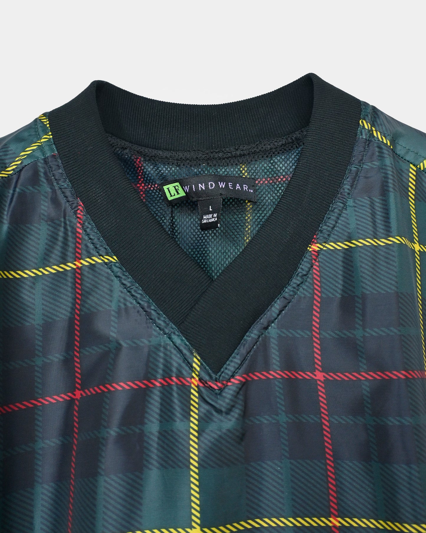 Nylon Plaid Vest