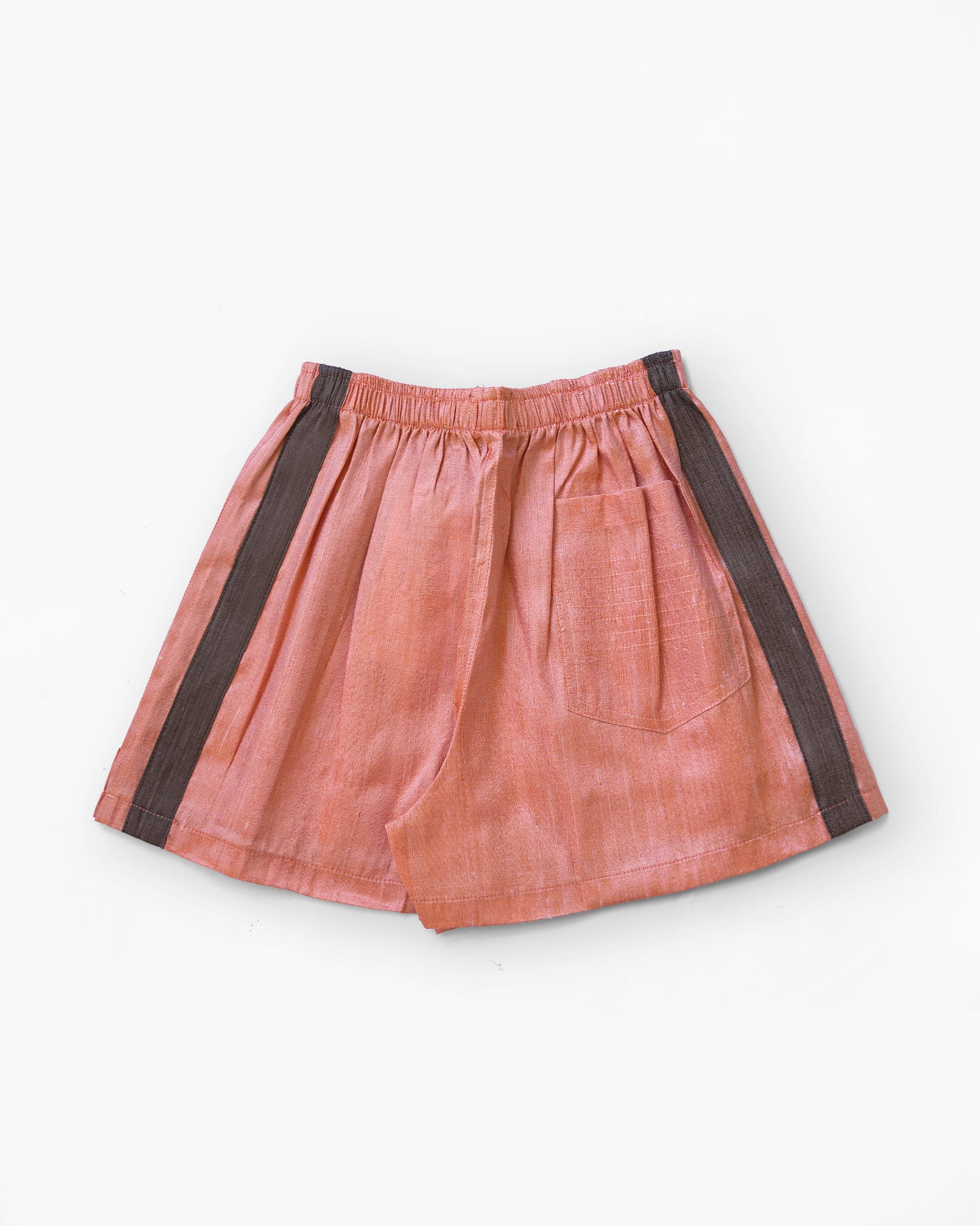 Handwoven Raw Thai Silk Unisex Contrast Shorts