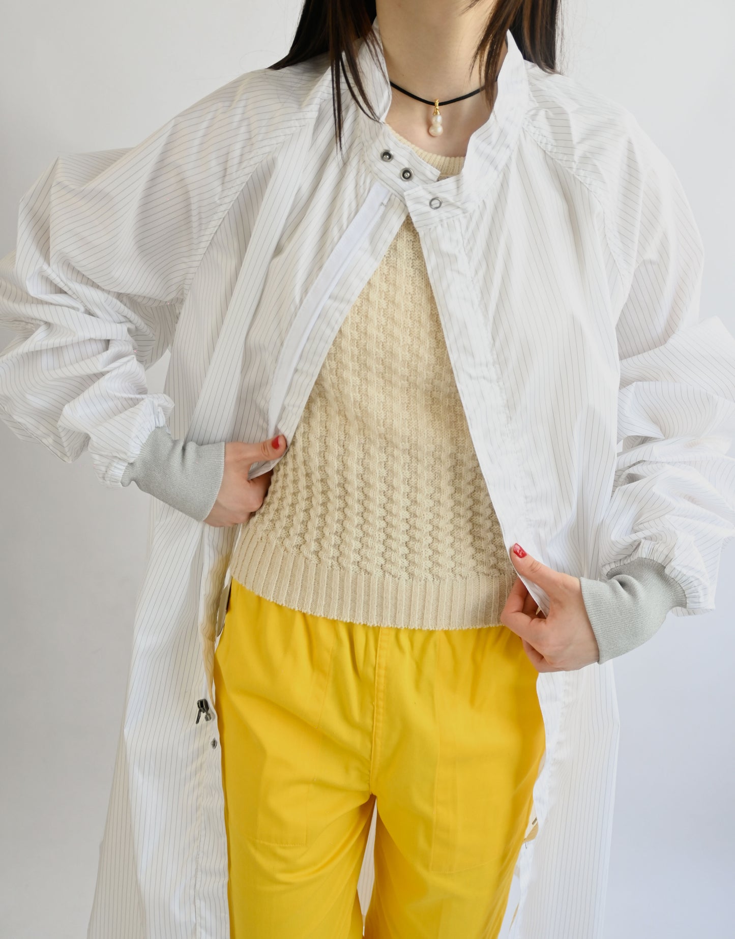 UNIVERSAL RIp-Stop Rain Coat - Striped