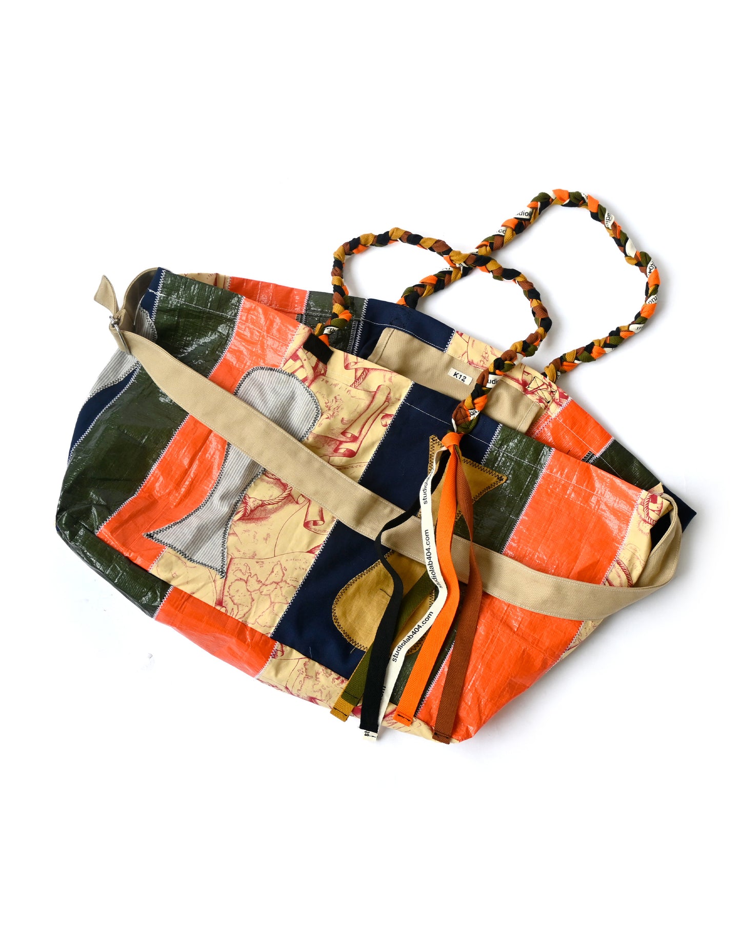 KHOKI x 404 - Patchwork Vinyl Bag with Vintage Fabric
