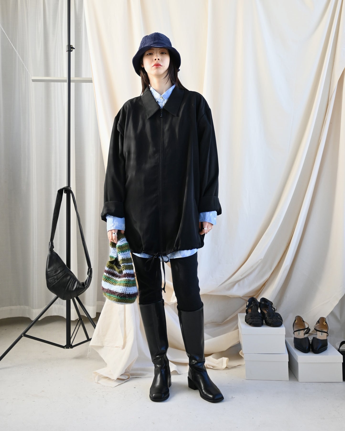 Zip-up Black Jacket