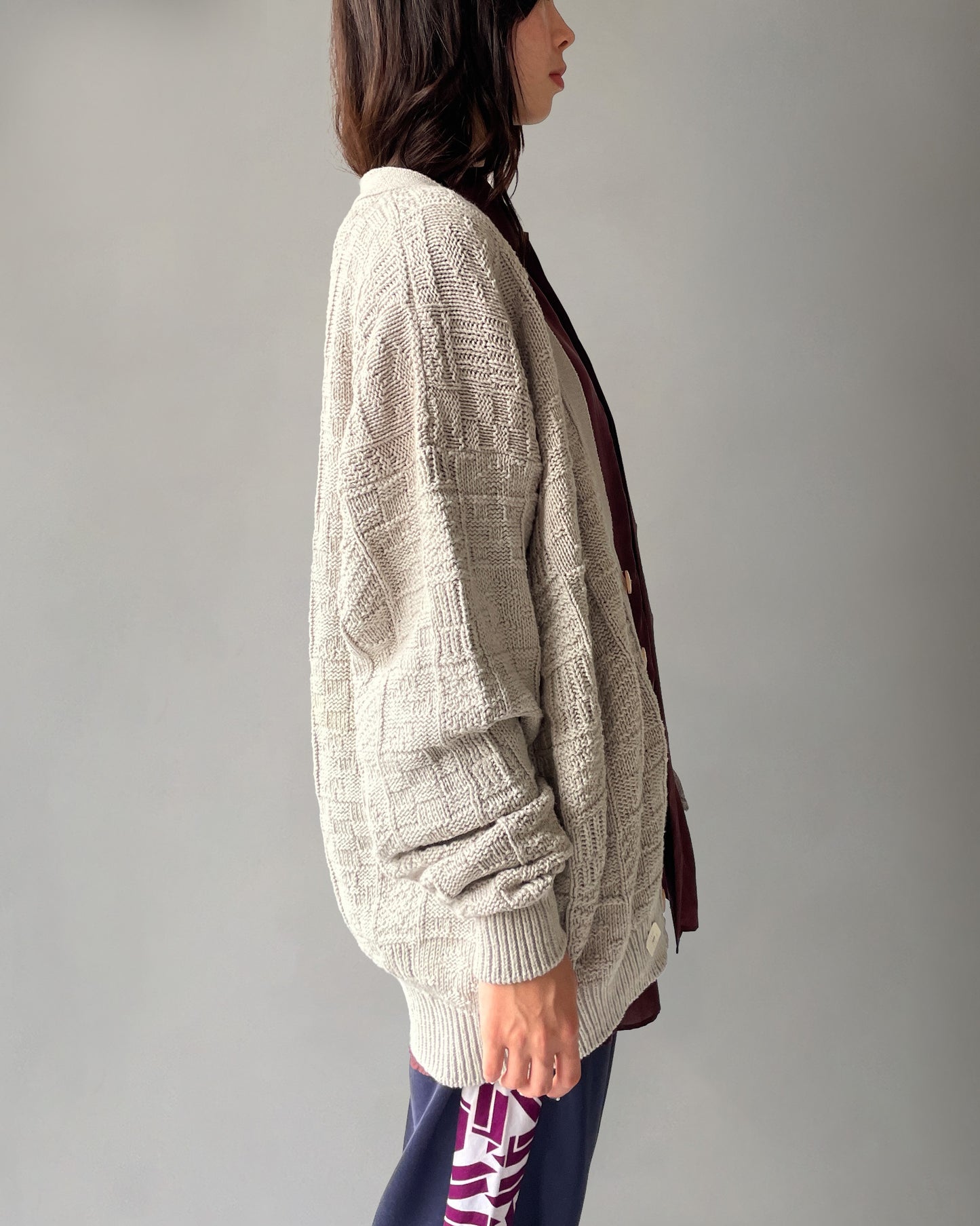 Over Sized Cotton Cardigan