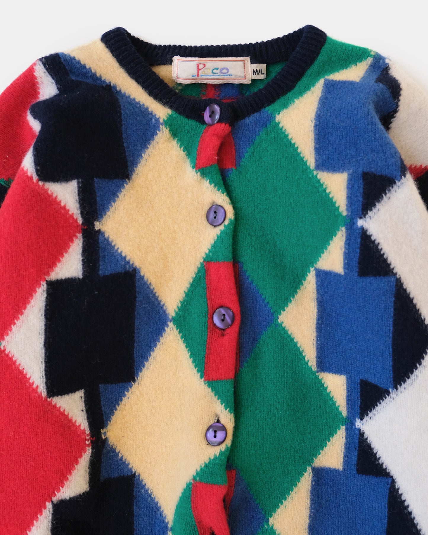 Multicoloured Cadigan "PACO"