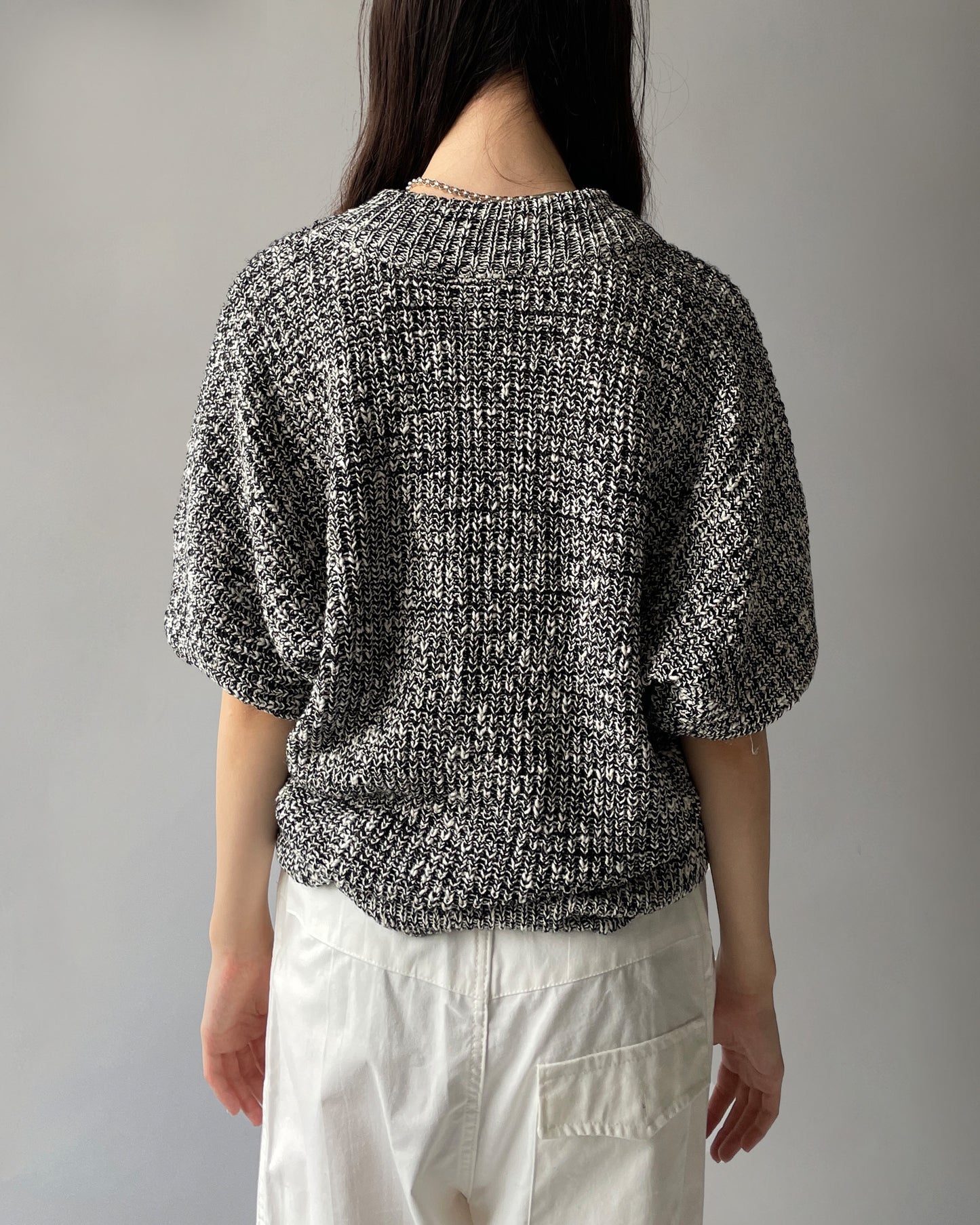 100% Cotton Srub S/S Sweater