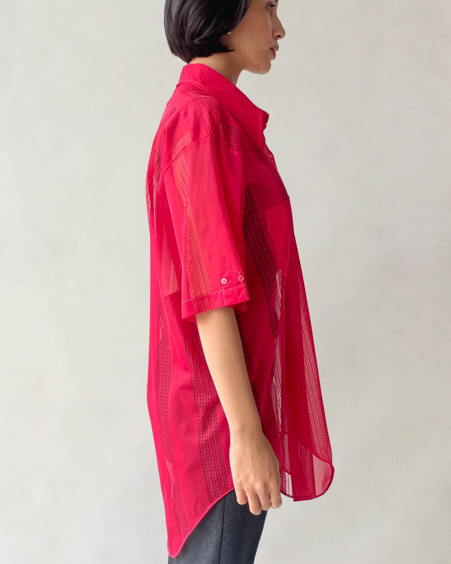 Sheer Nylon Shirts