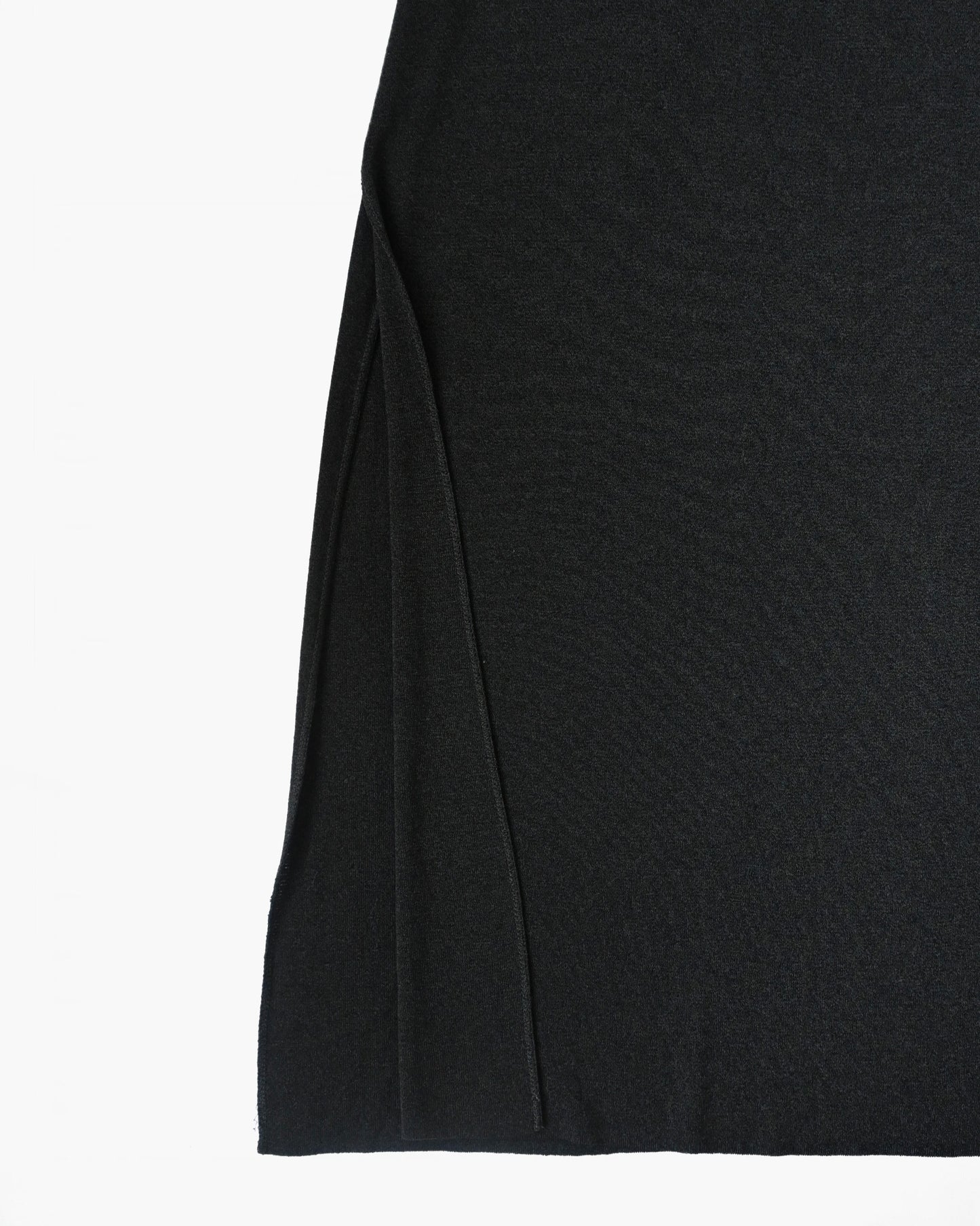 Slit Knit Long Skirt
