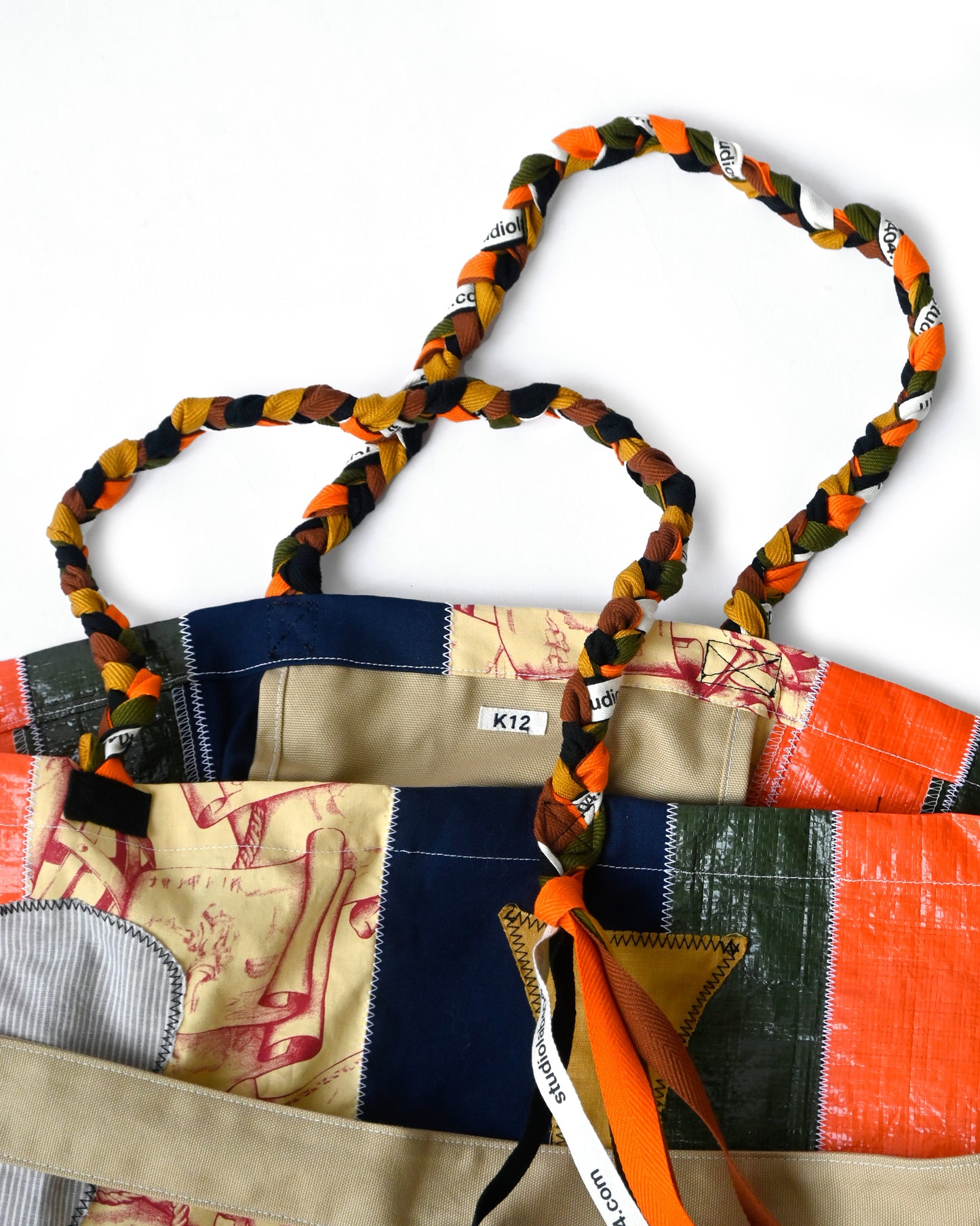 KHOKI x 404 - Patchwork Vinyl Bag with Vintage Fabric