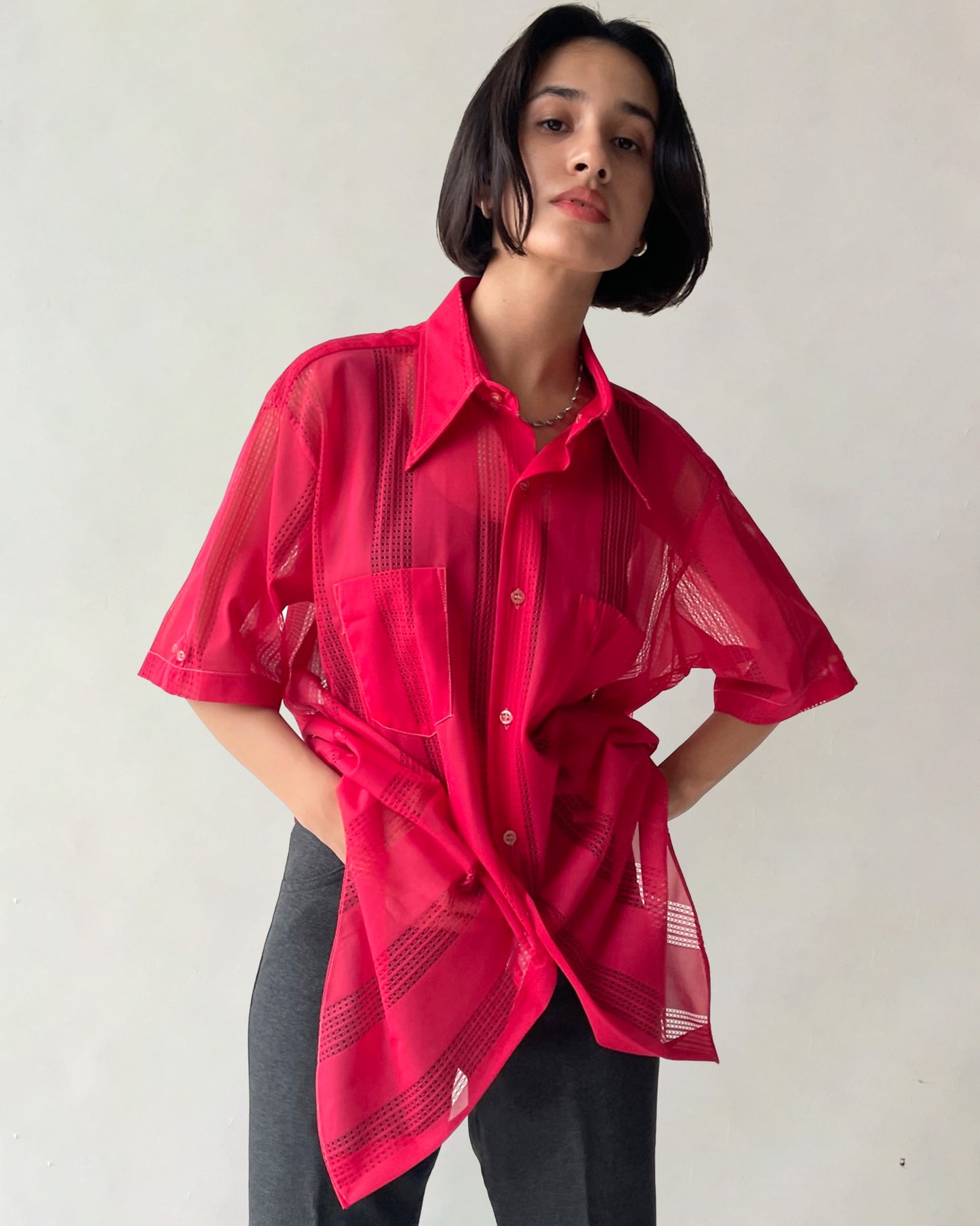 Sheer Nylon Shirts
