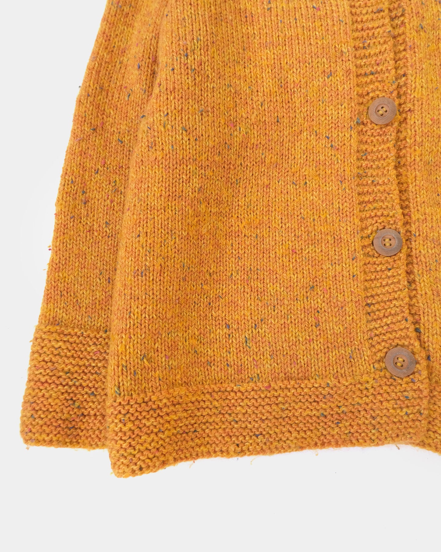 90s Nep Cardigan - Orange