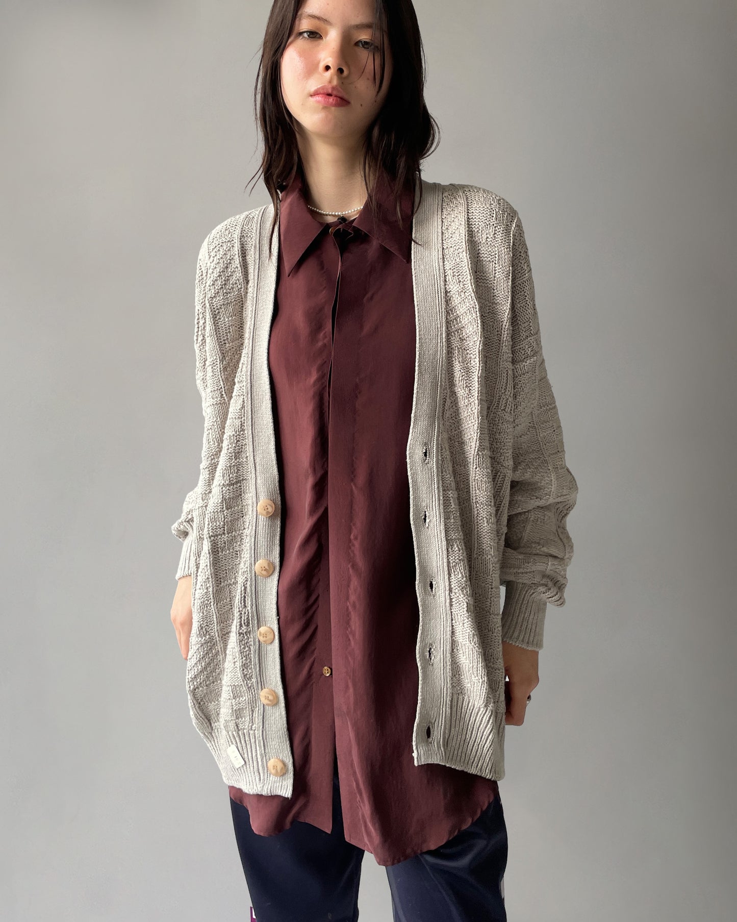 Over Sized Cotton Cardigan