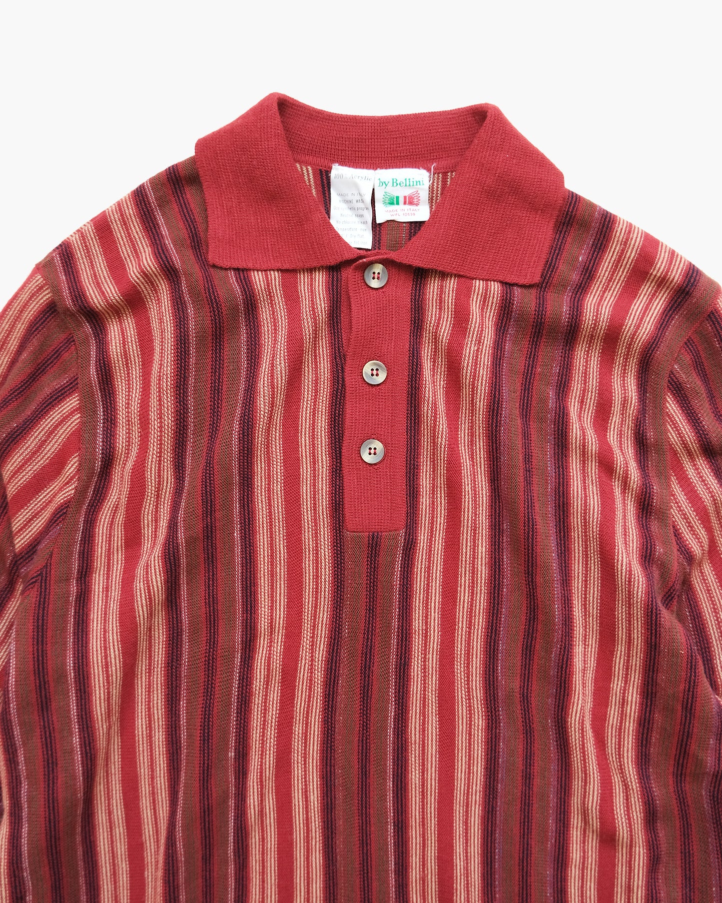 Design Acrylic Knit Polo Made in Italy