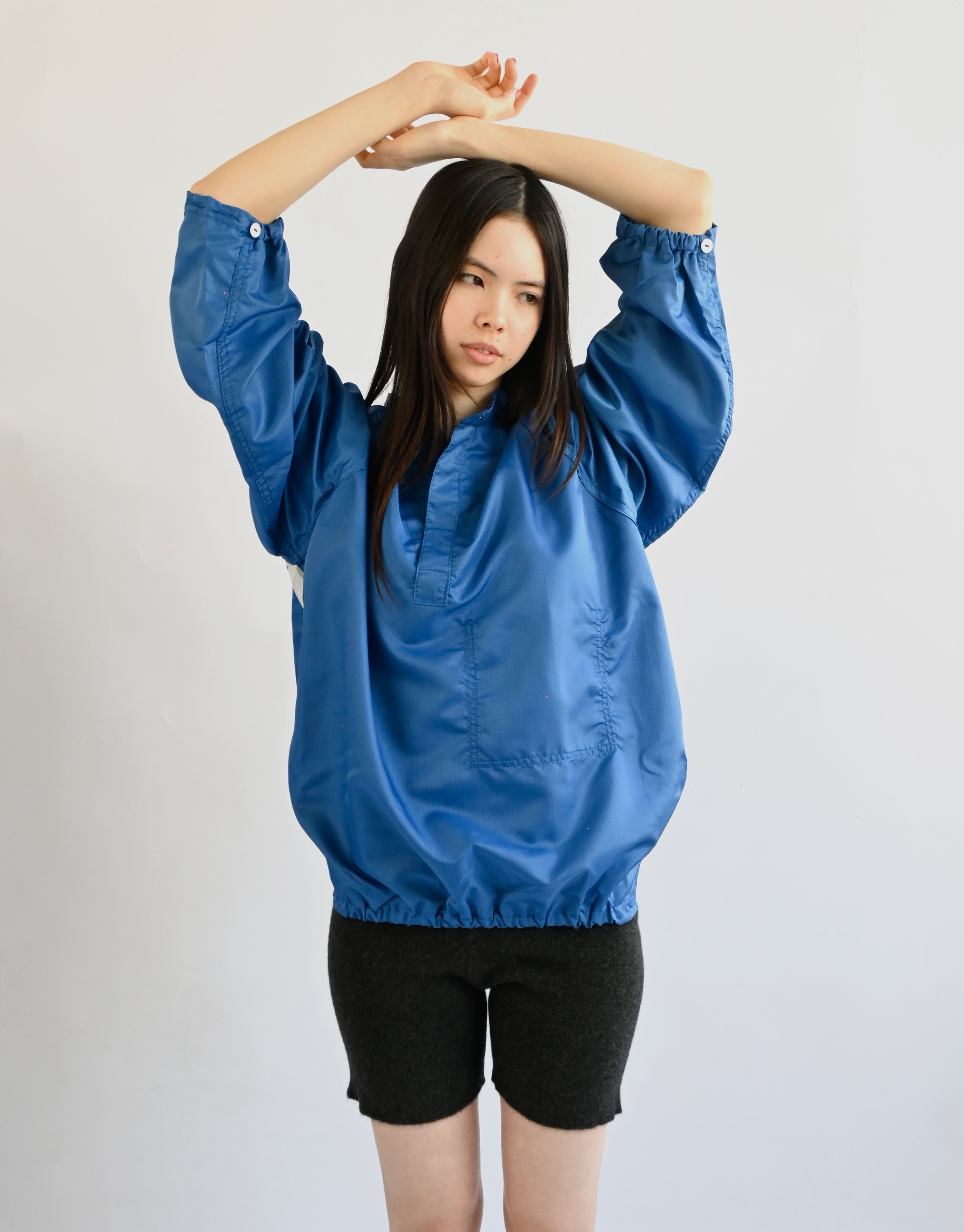 404 Cashmere Rib Shorts - Charcoal