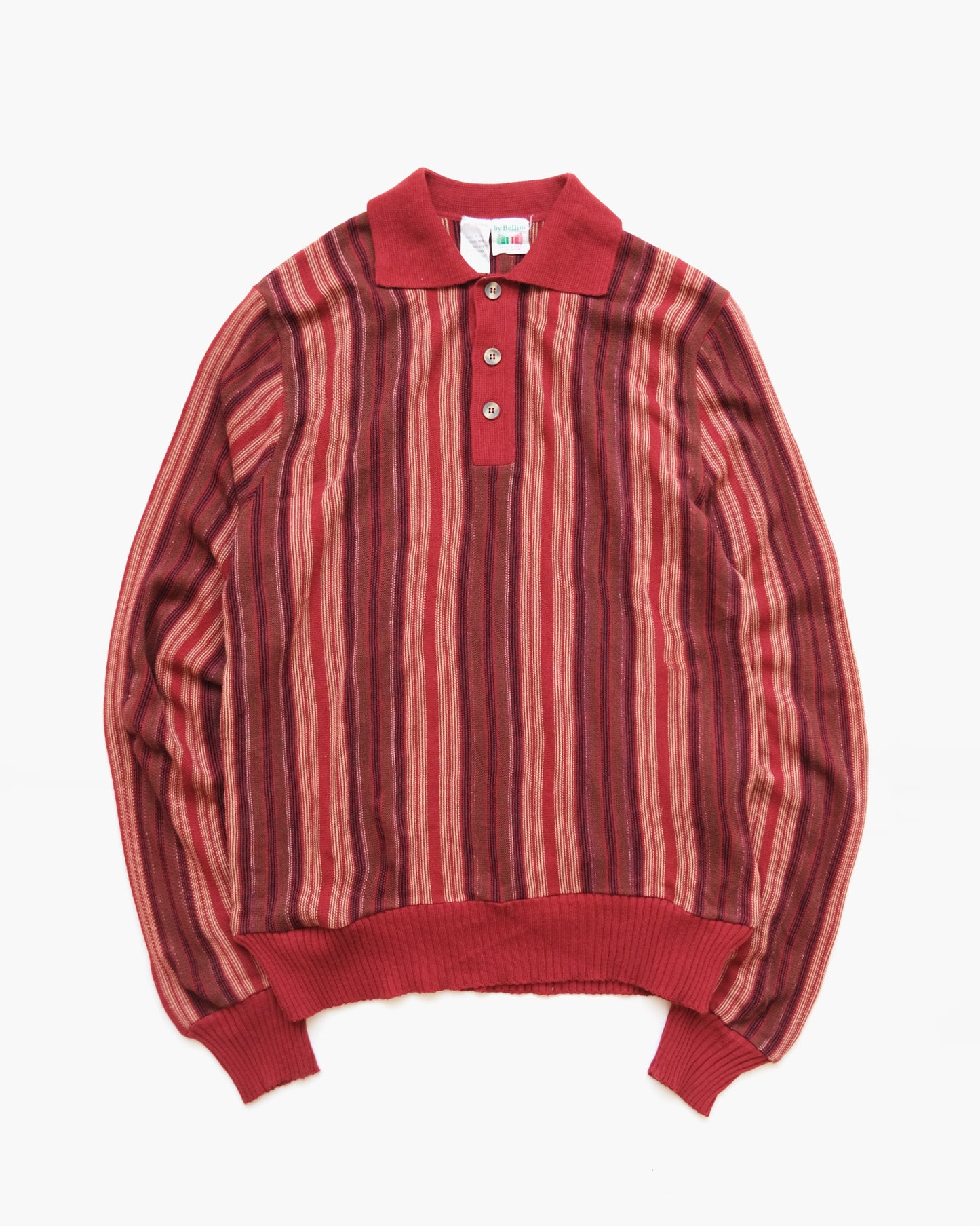 Design Acrylic Knit Polo Made in Italy