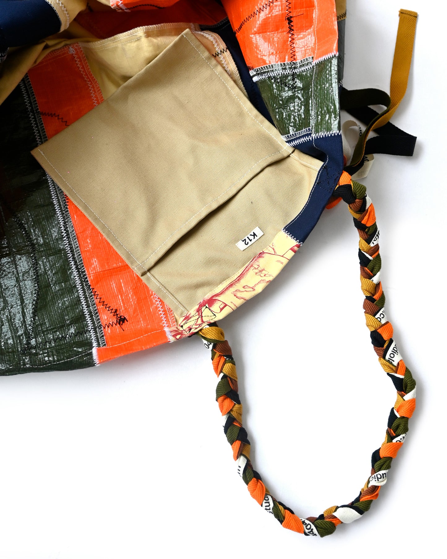 KHOKI x 404 - Patchwork Vinyl Bag with Vintage Fabric