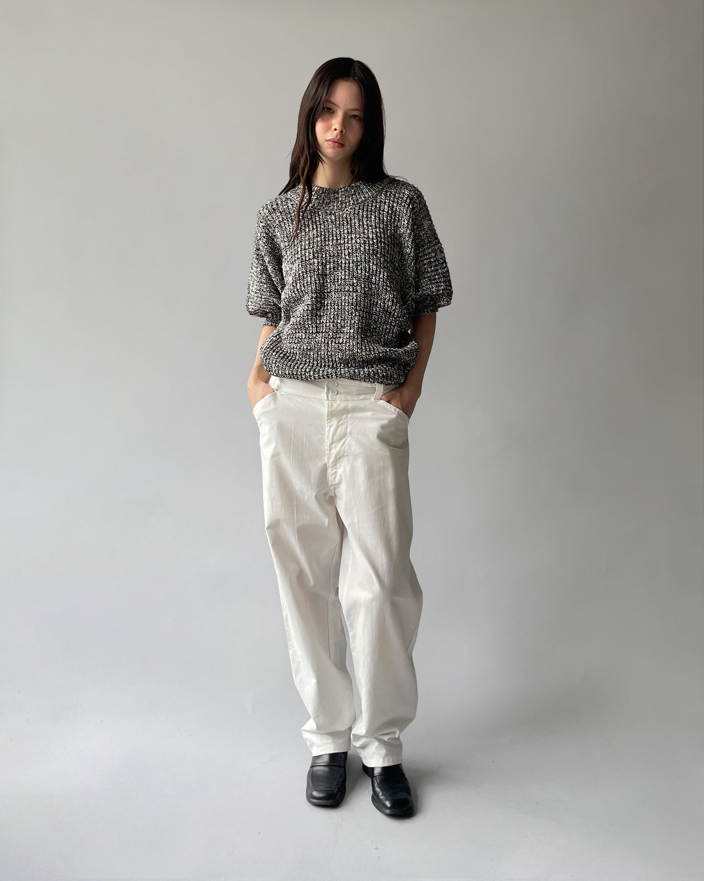 100% Cotton Srub S/S Sweater