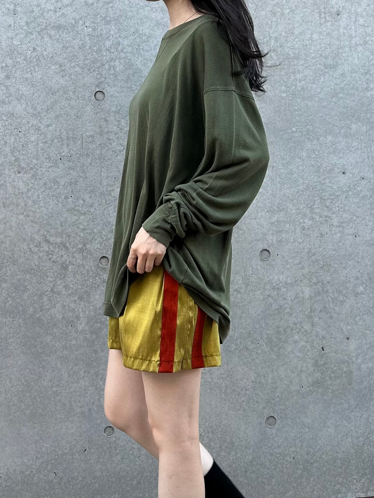 Handwoven Raw Thai Silk Unisex Contrast Shorts