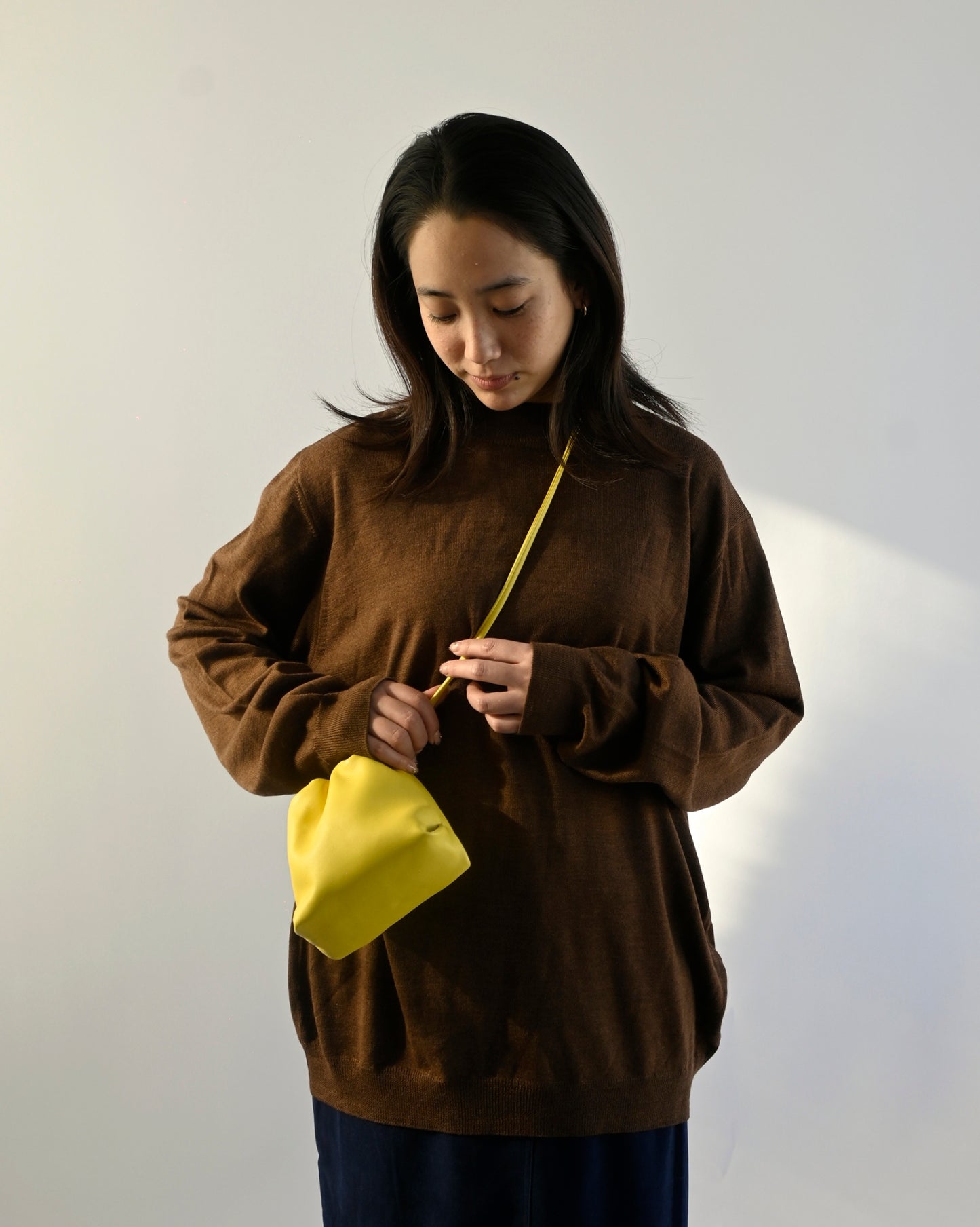 Brown Knit Top Made In Italy