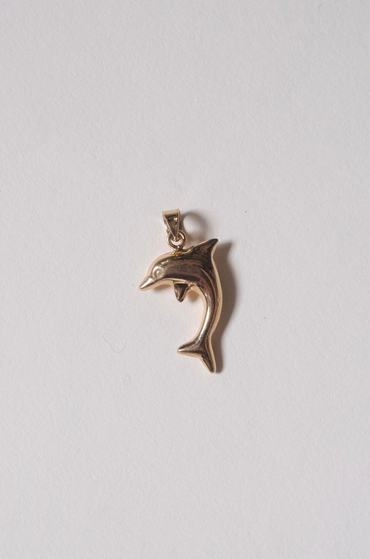 14k Gold Charm -Dolphin-