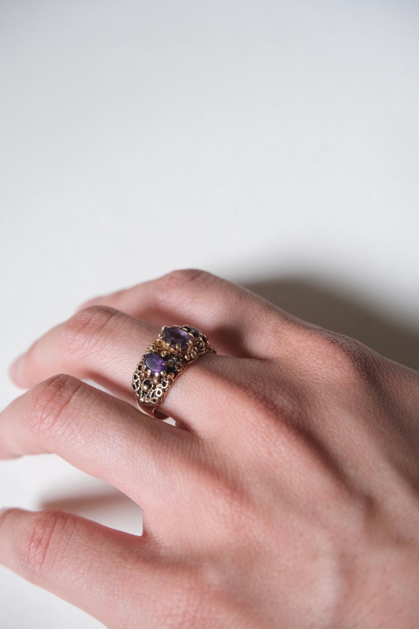 14k Gold × Amethyst Ring