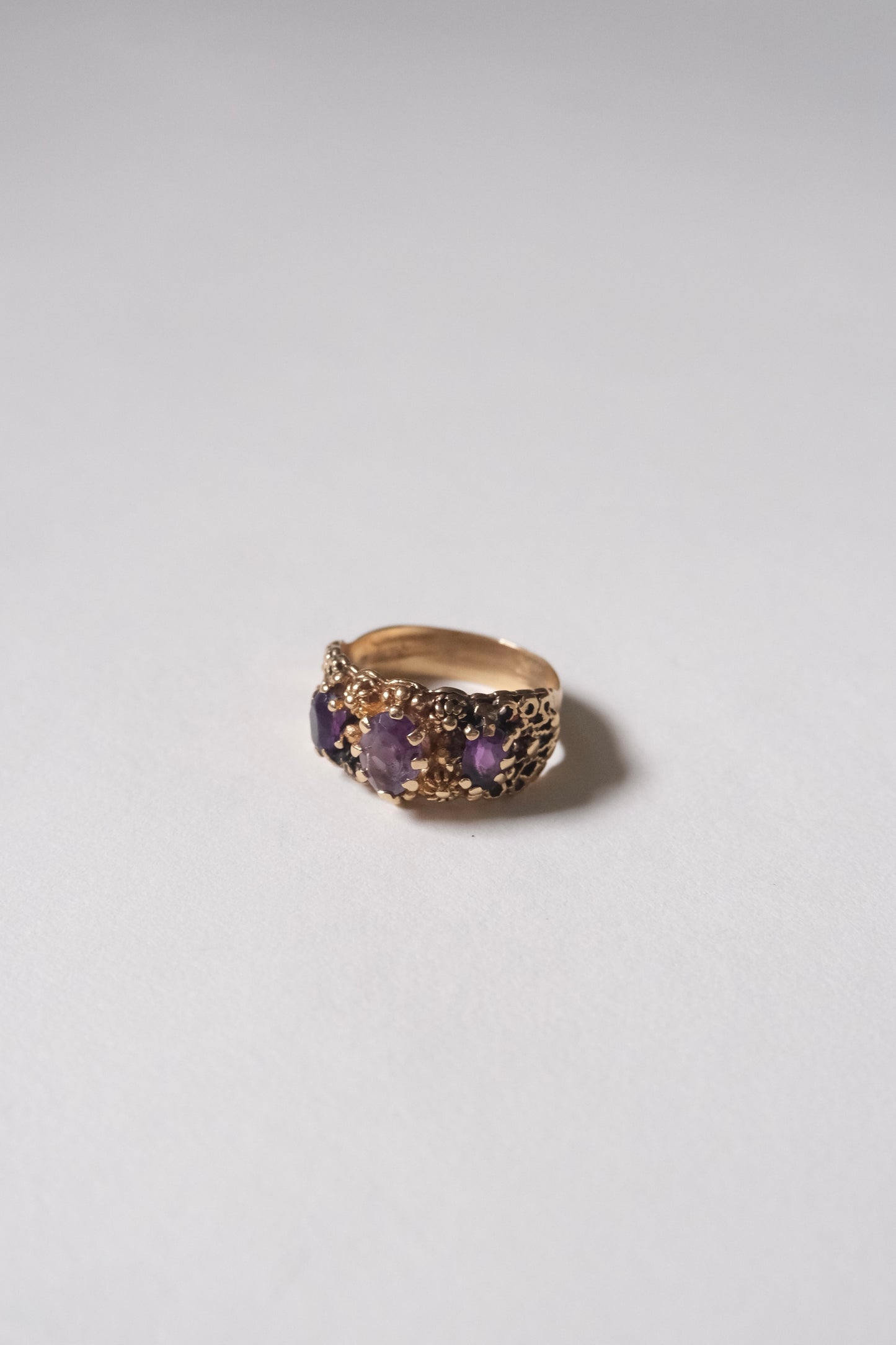 14k Gold × Amethyst Ring