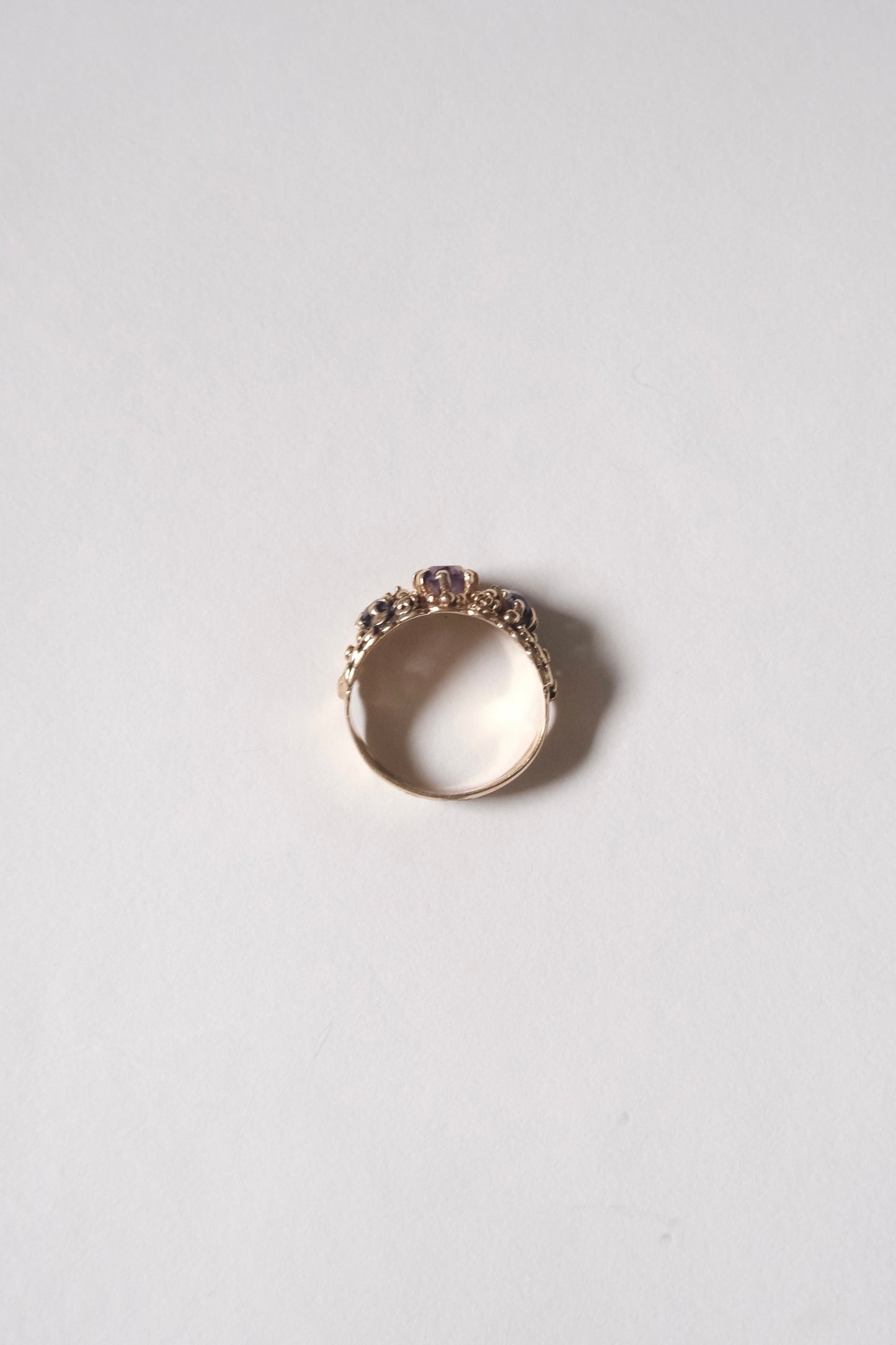 14k Gold × Amethyst Ring