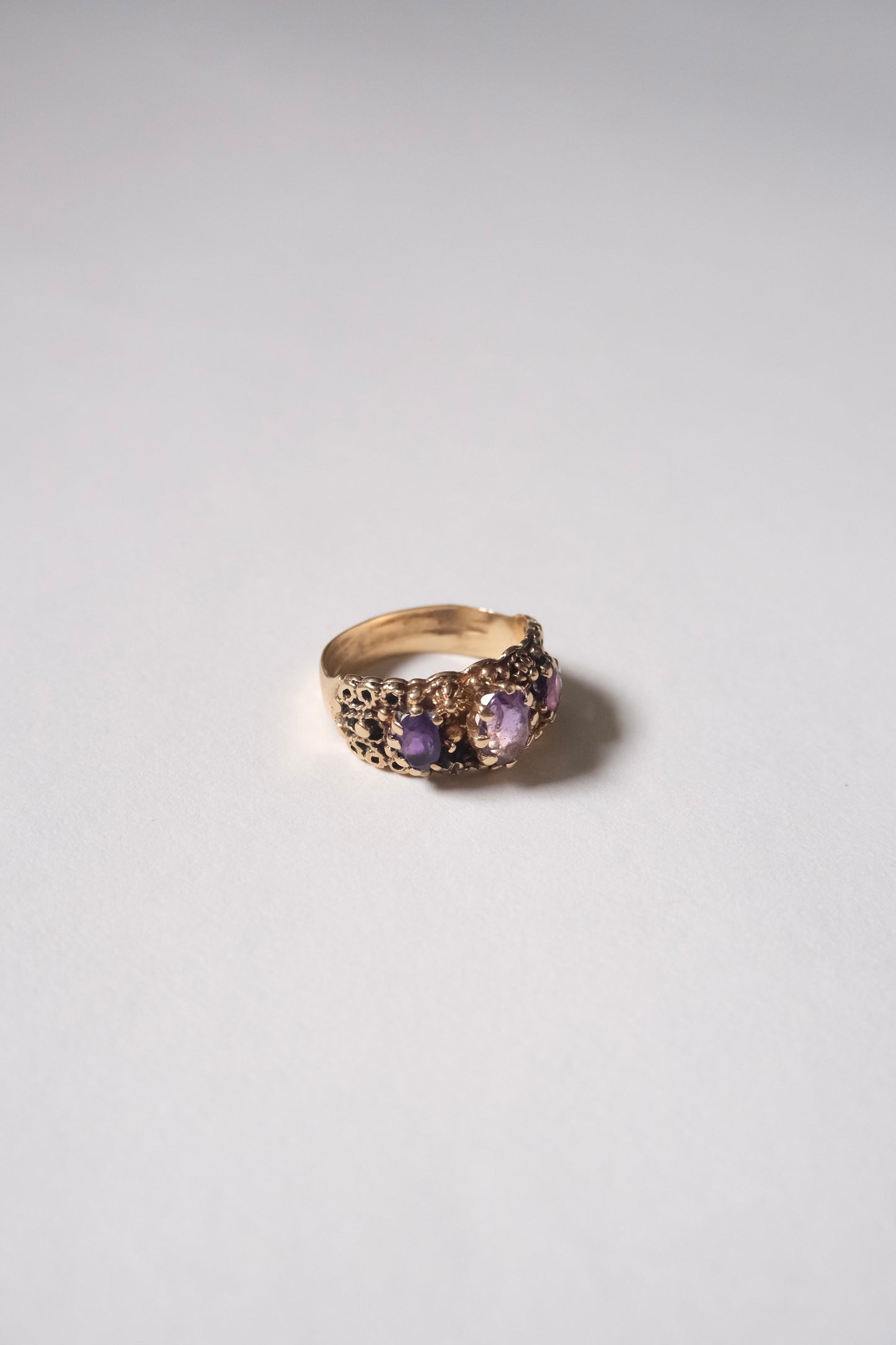 14k Gold × Amethyst Ring