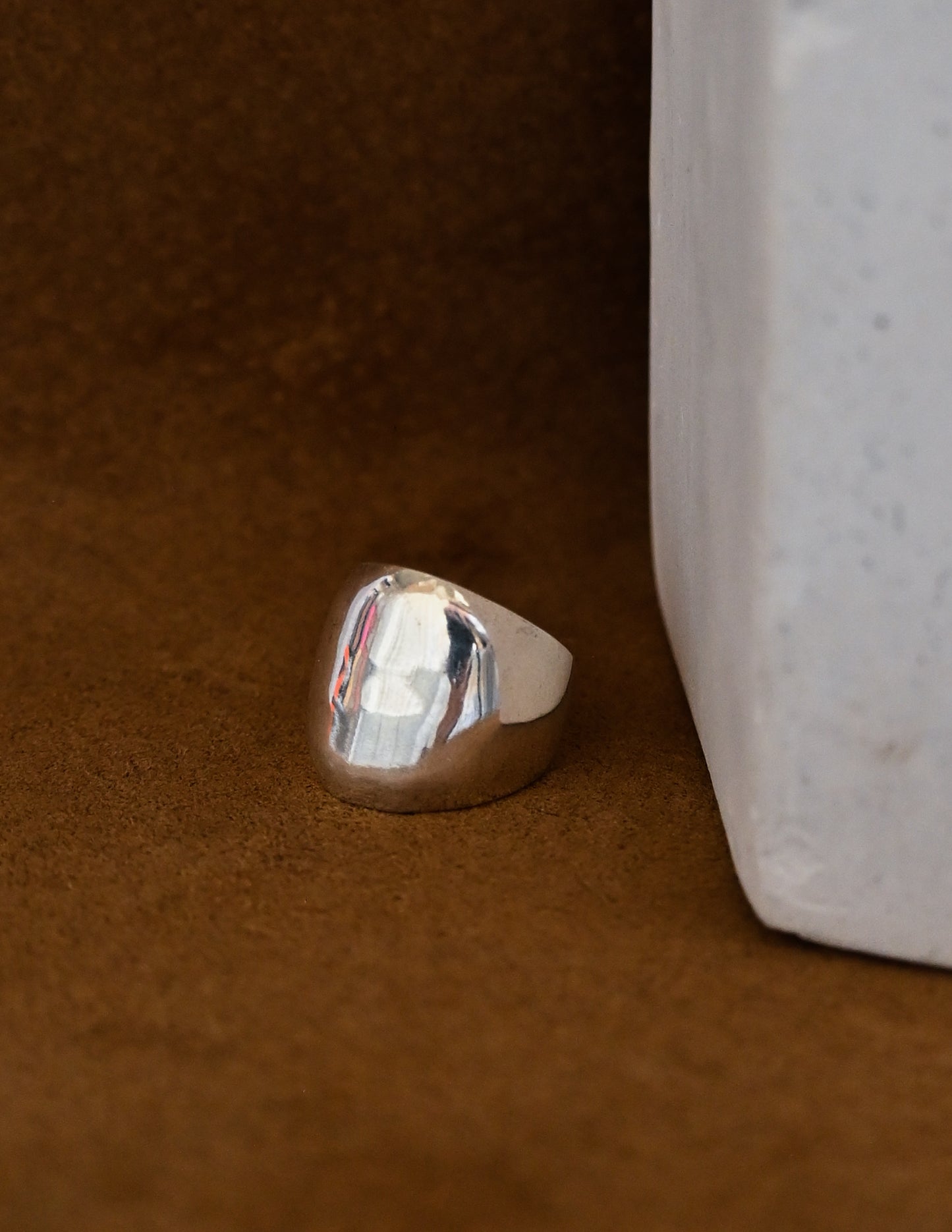 Dome Silver Ring - 10号