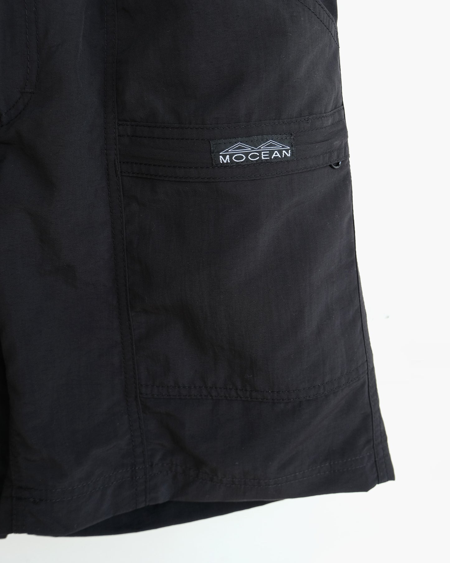 Black Nylon Shorts