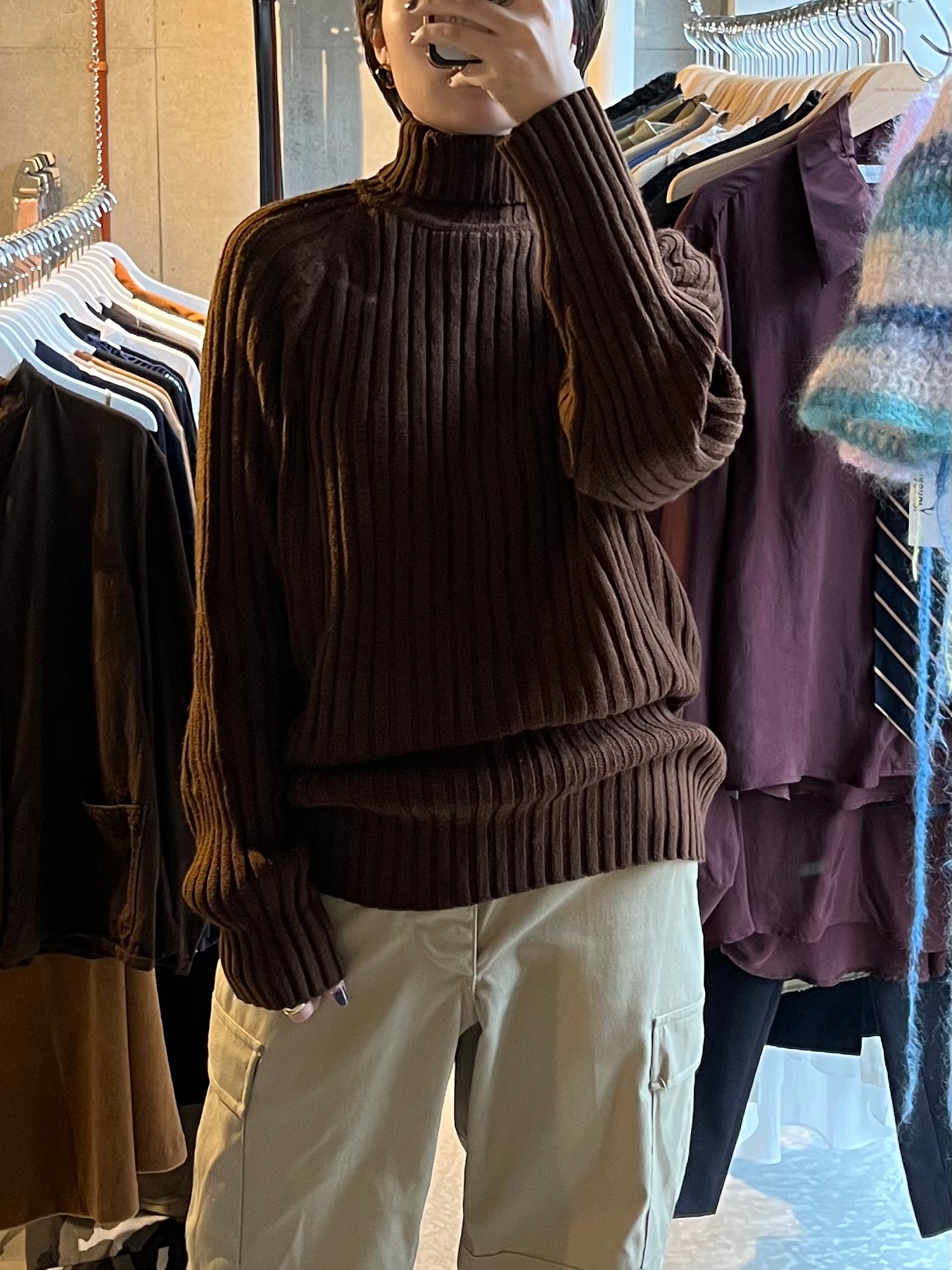 NOS Turtleneck Sweater Brown