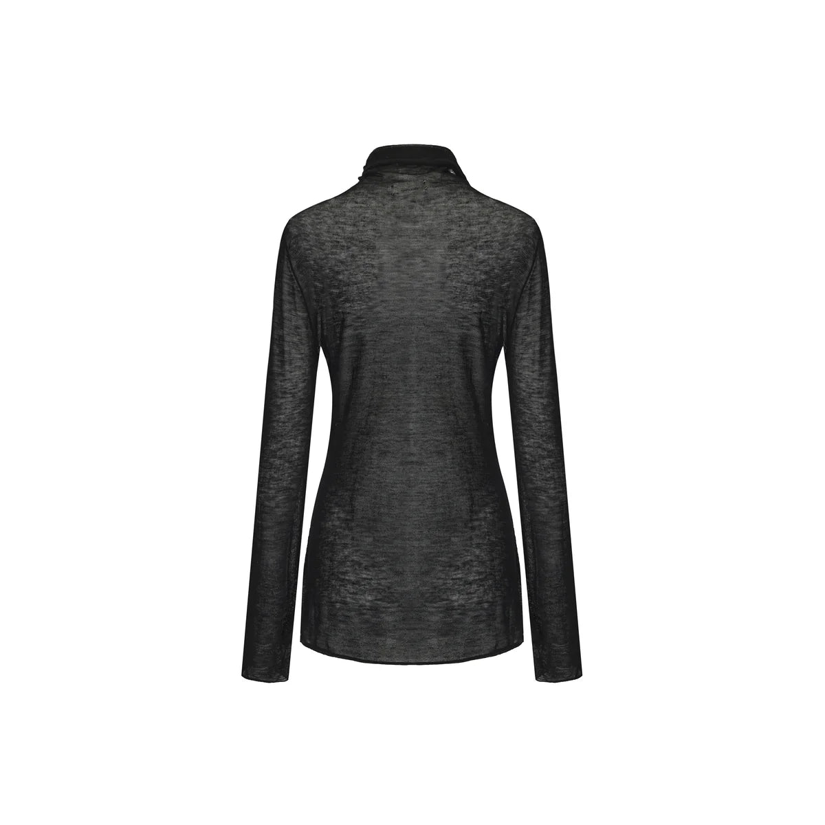 BLACK FROST TURTLE NECK TOP