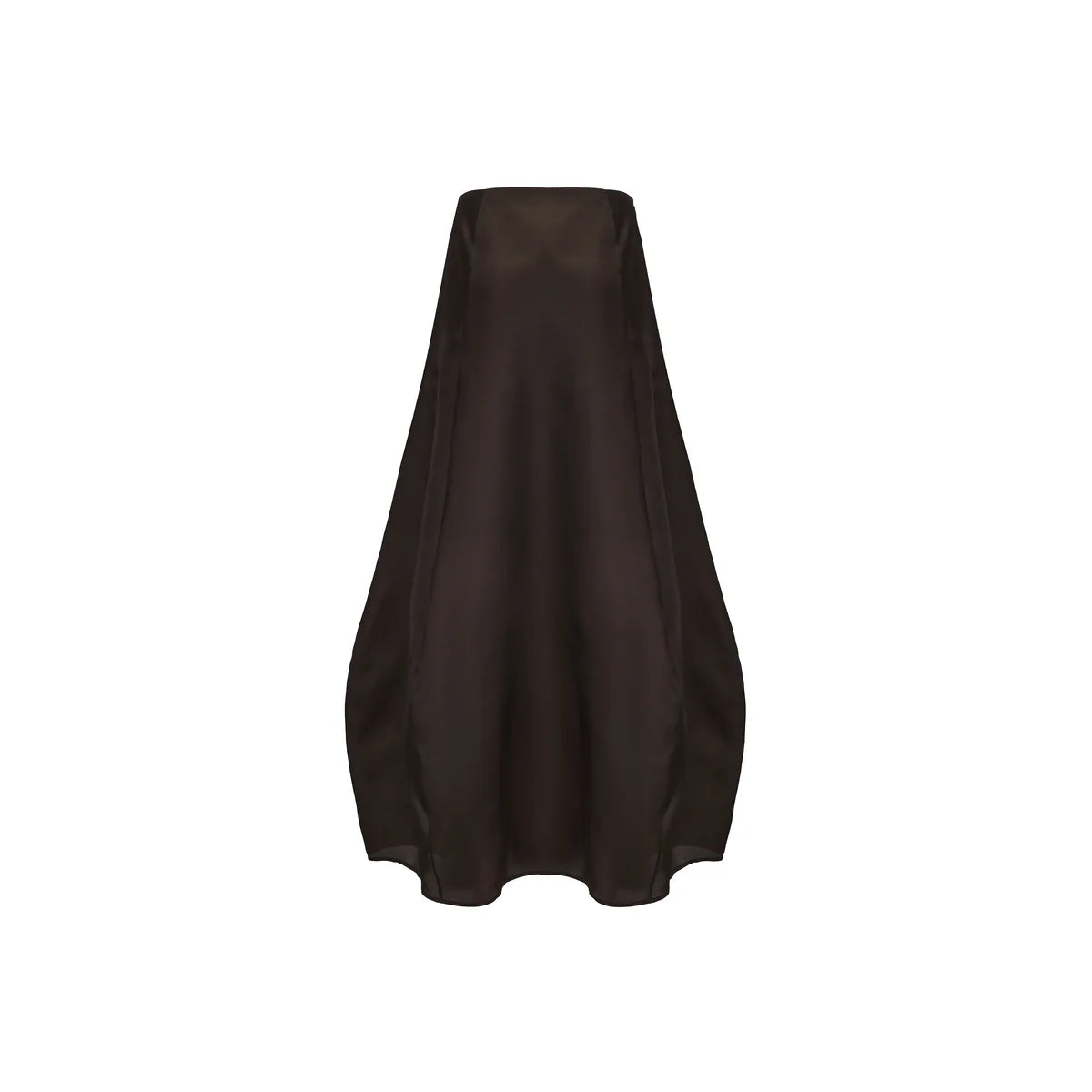 SABLE BROWN COCOON SKIRT