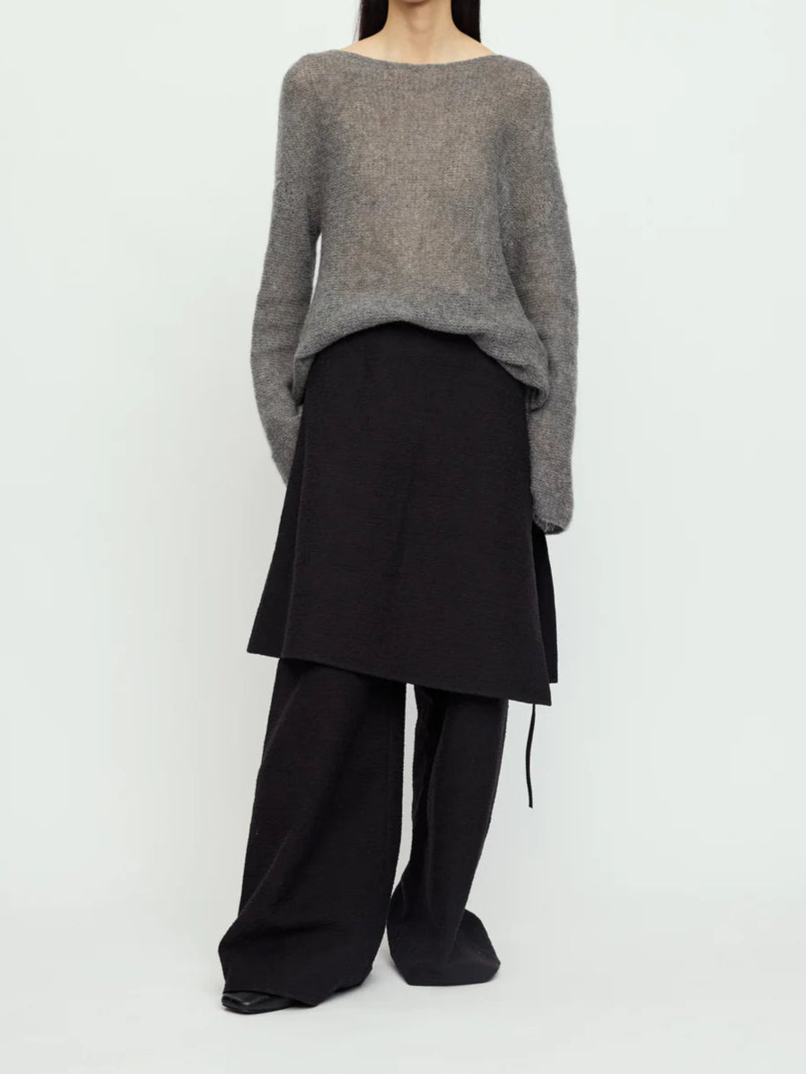 CHARCOAL LENA SKIRT PANTS
