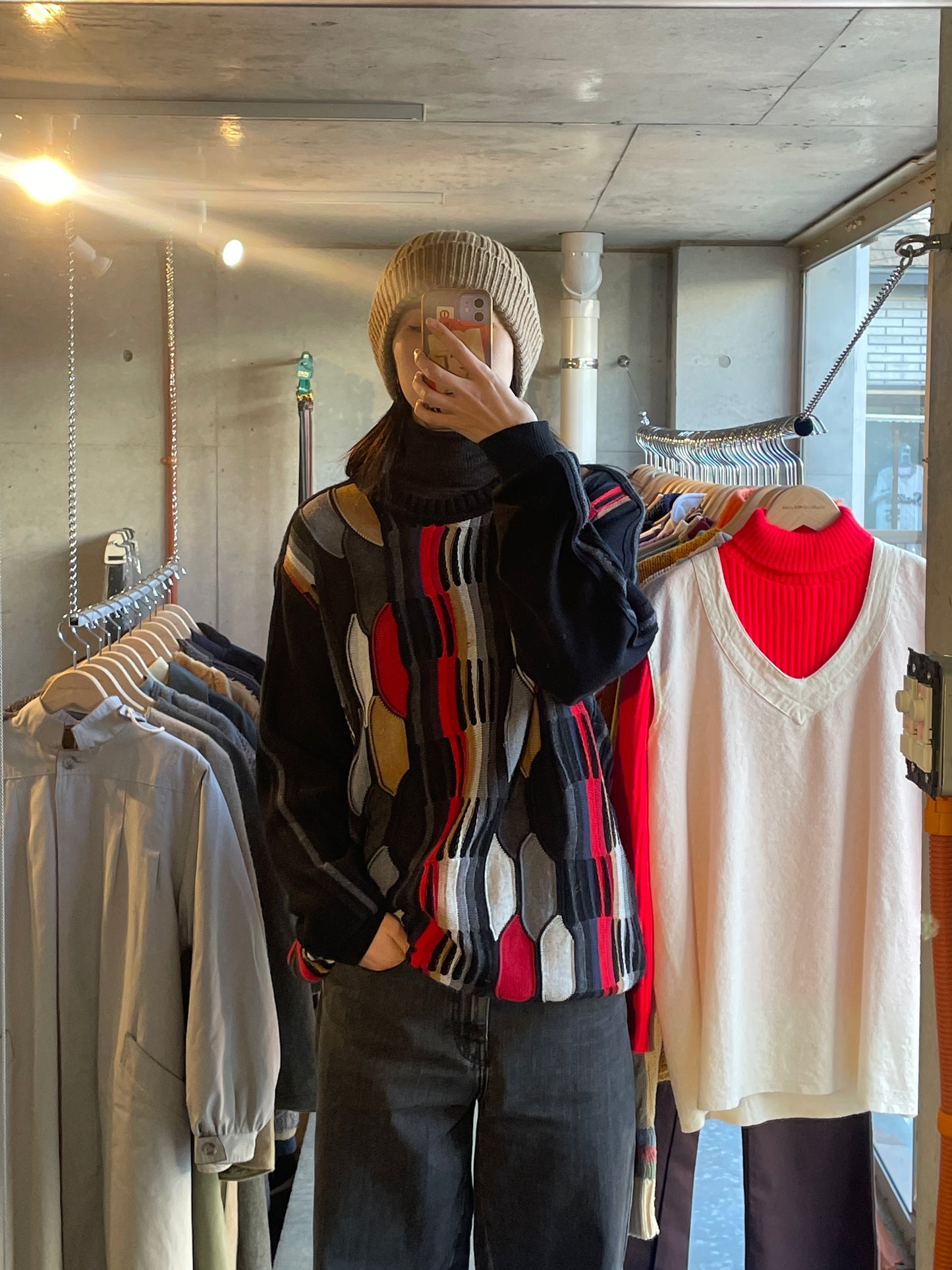 90s Patterned Sweater