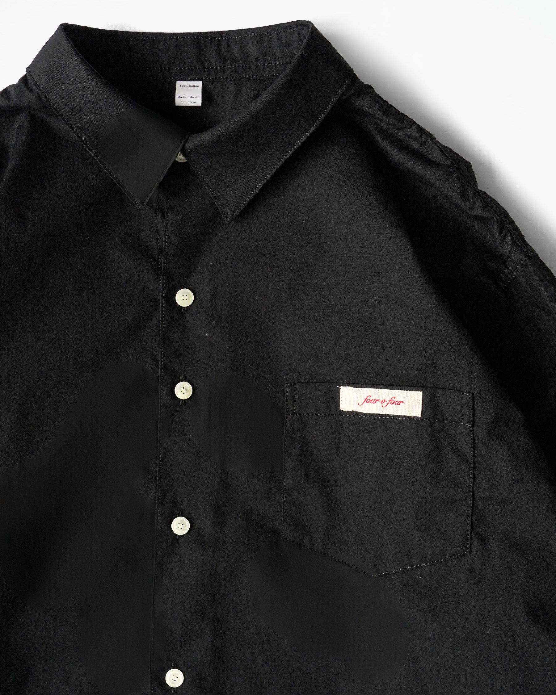 404 Puckering Shirt - Black