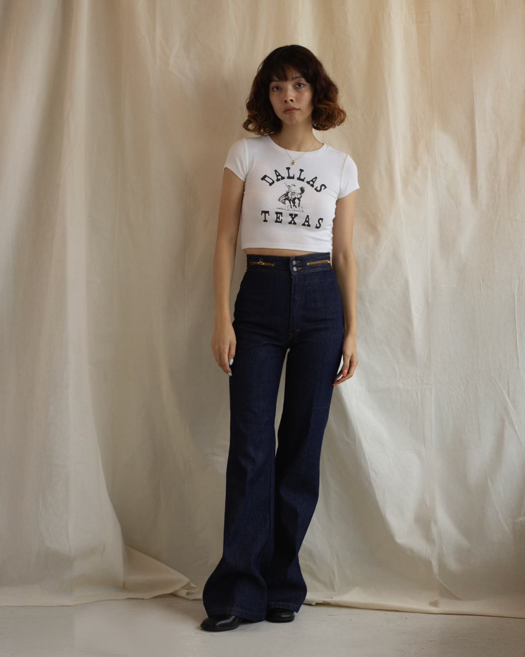 Printed Mini Rib T-Shirt