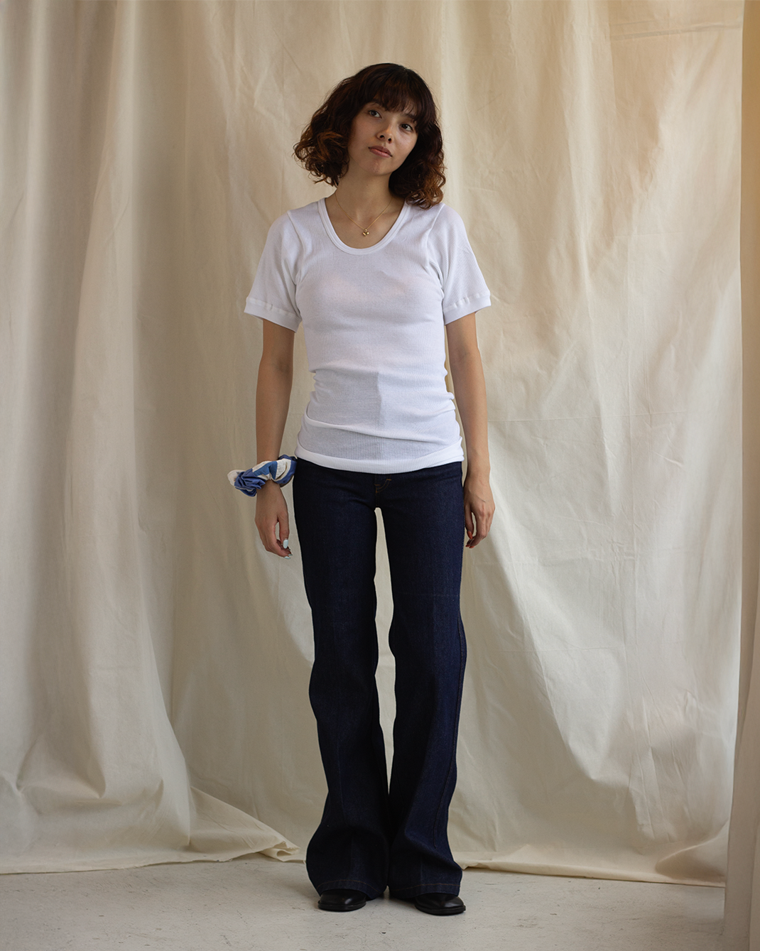 Cotton Rib T-Shirt Made in Germany