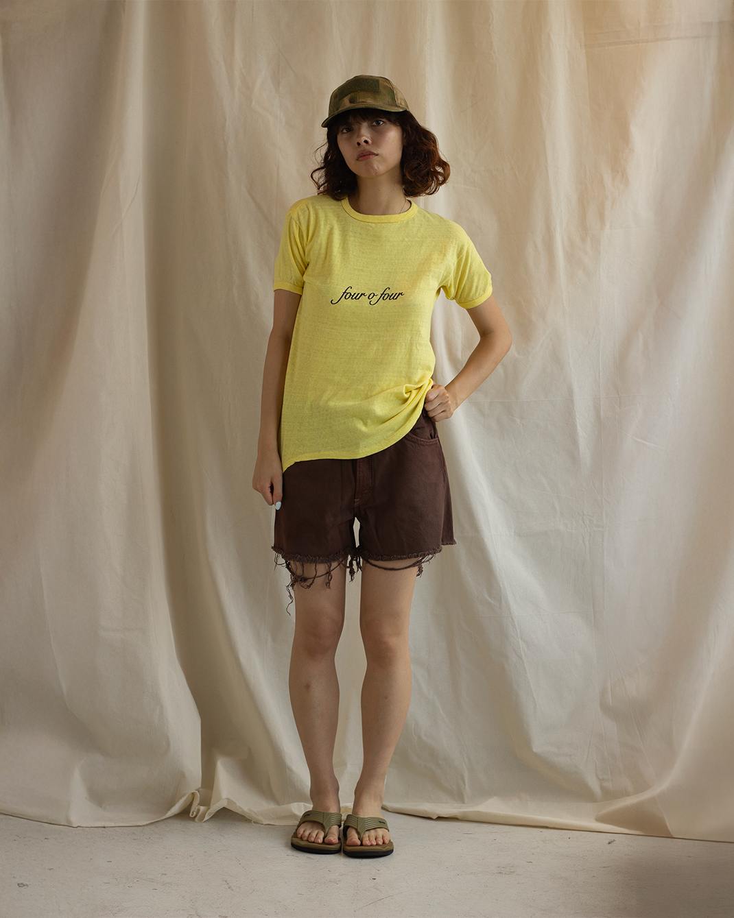 "four o four " Pale Color T-Shirt