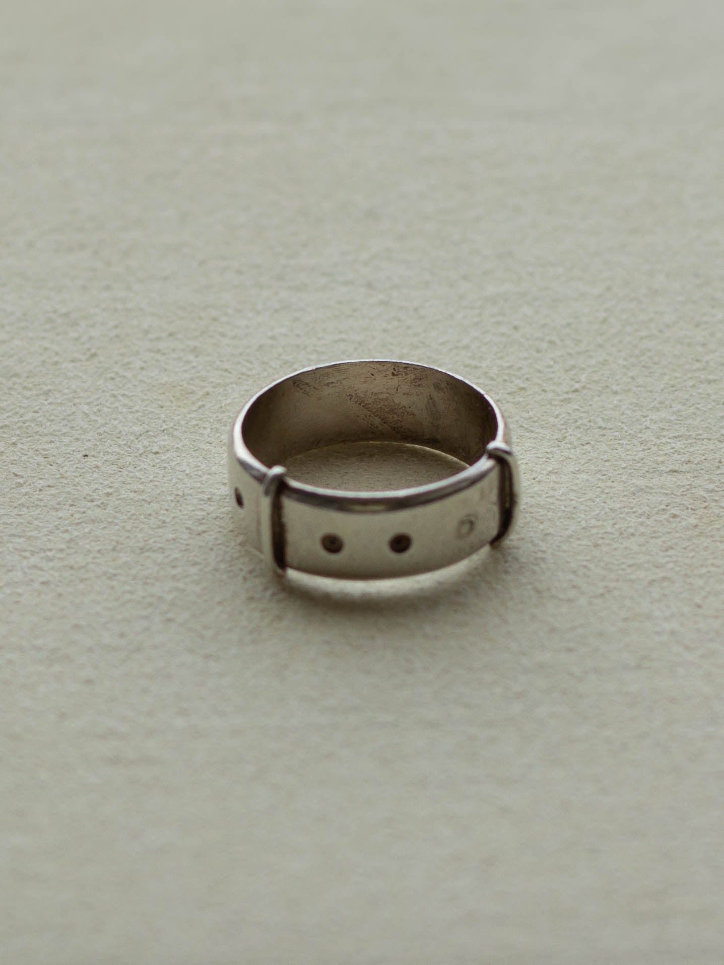 Silver Belt Band Ring (SVR-25SS024)