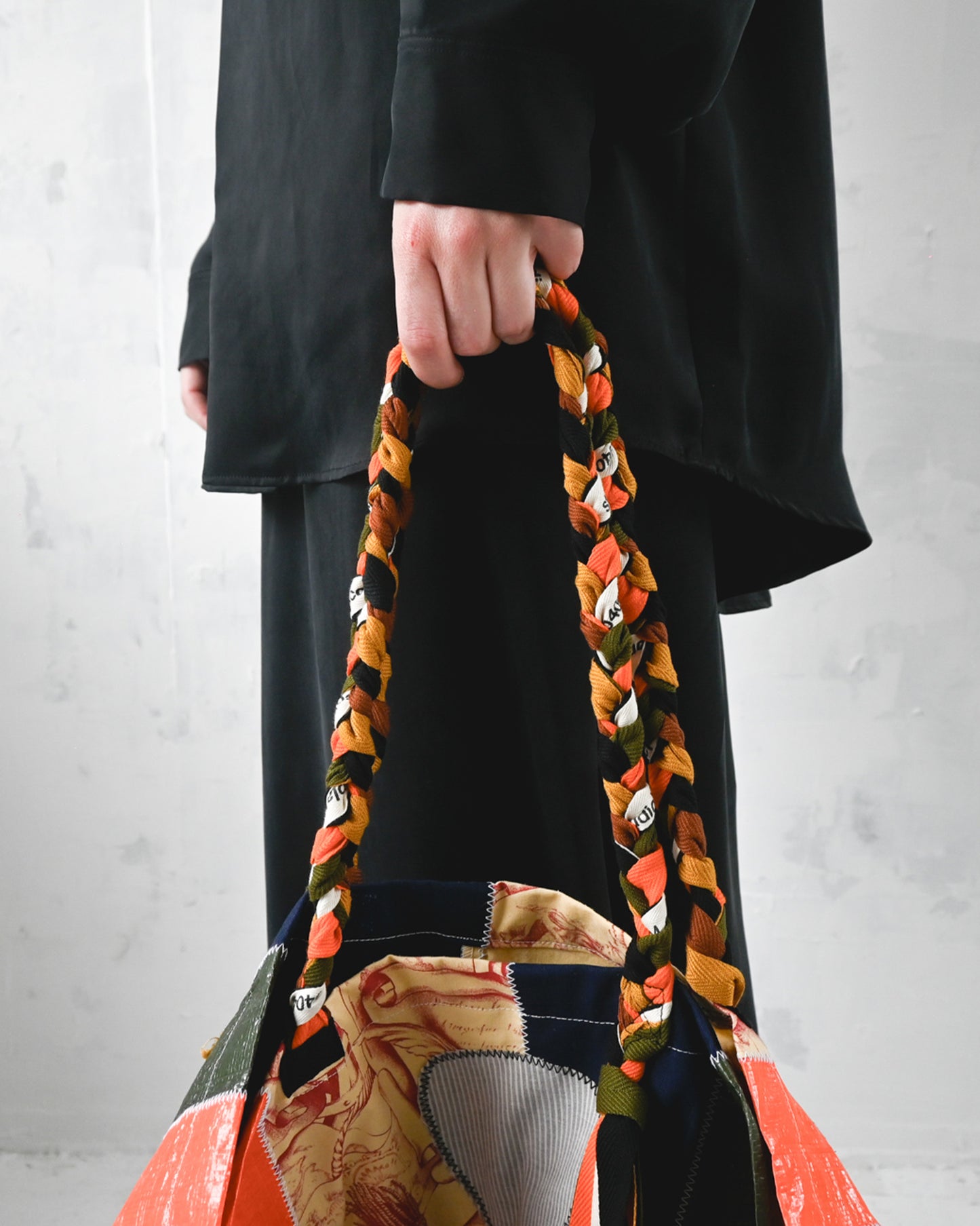 KHOKI x 404 - Patchwork Vinyl Bag with Vintage Fabric