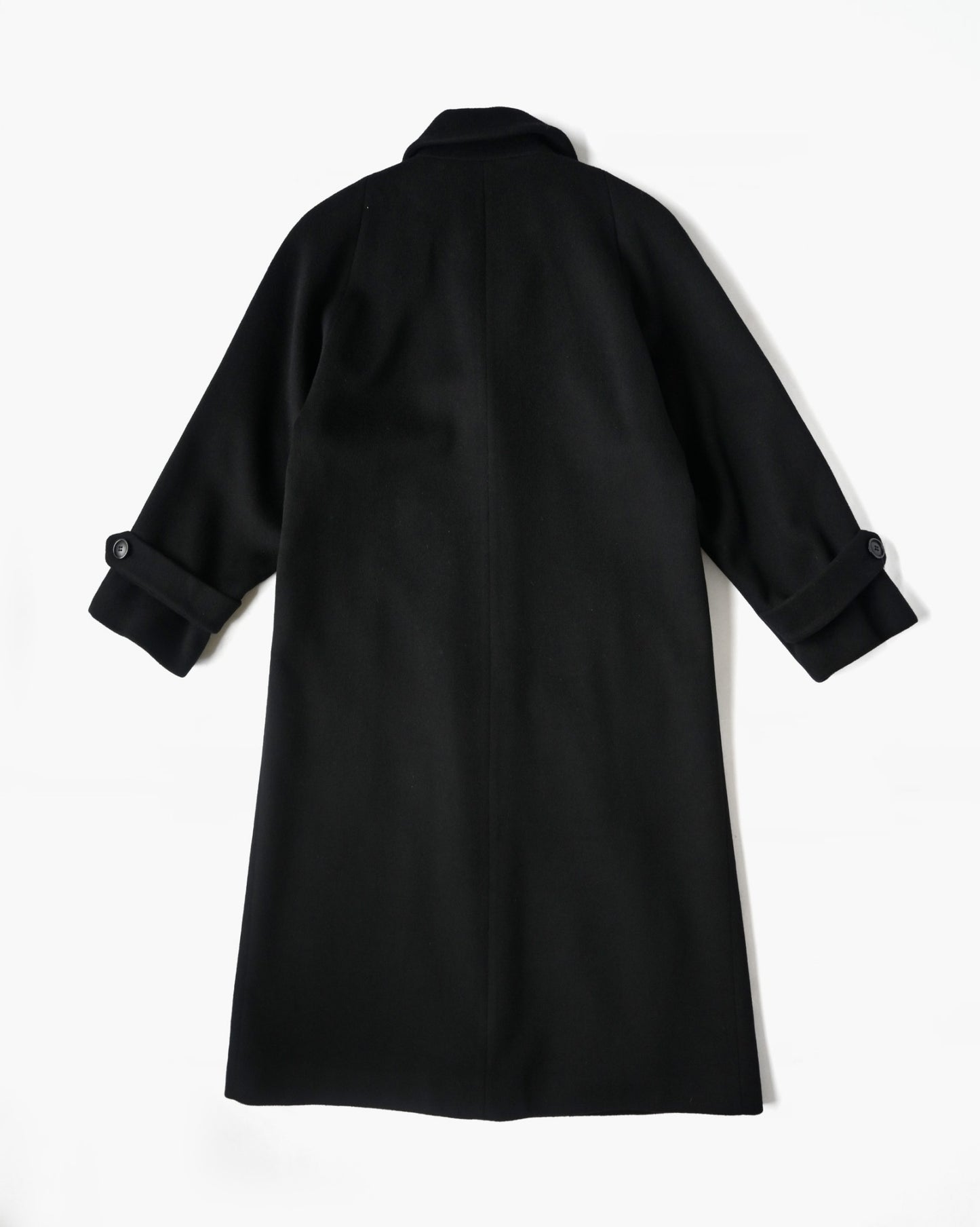Black Wool Long Coat