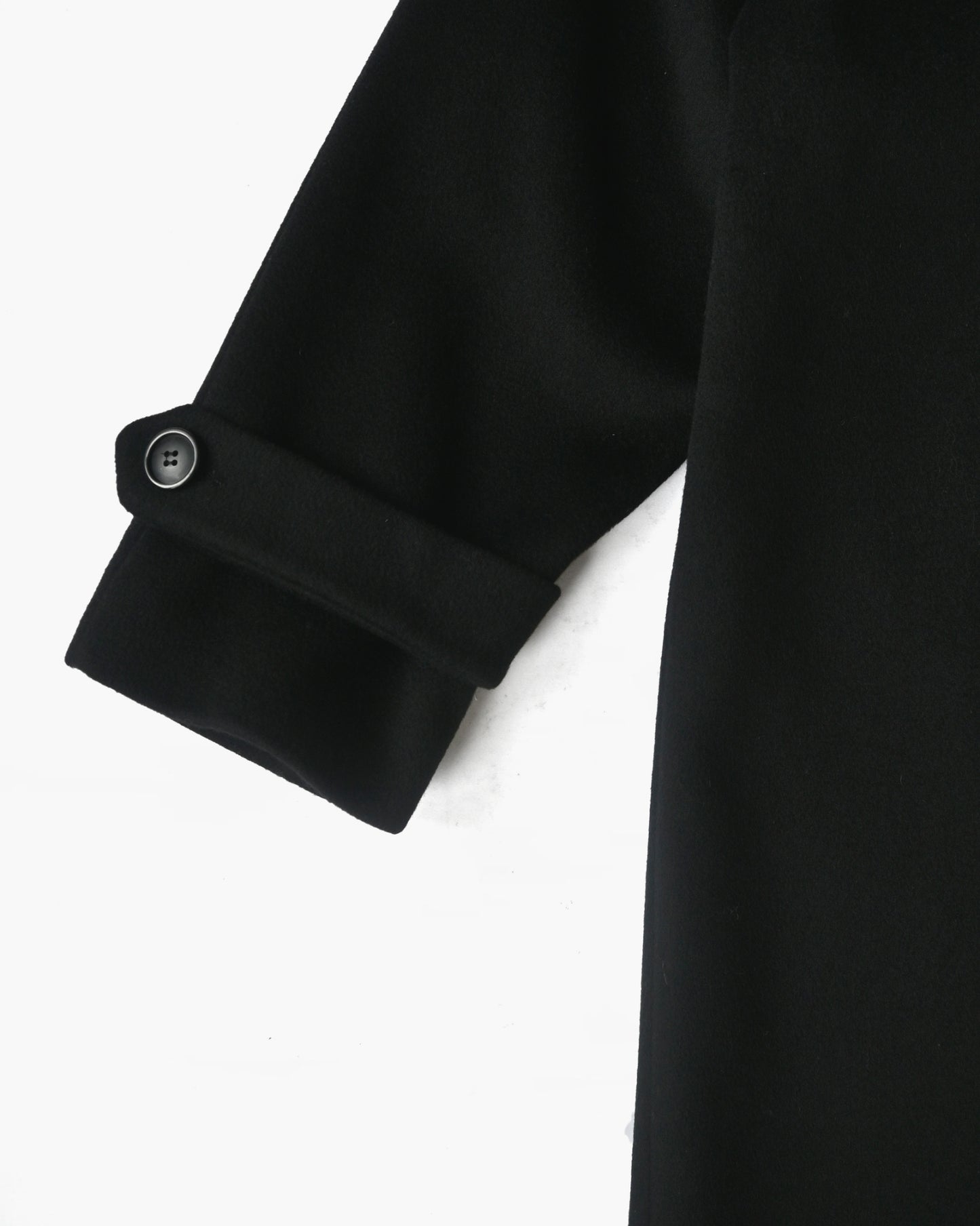 Black Wool Long Coat