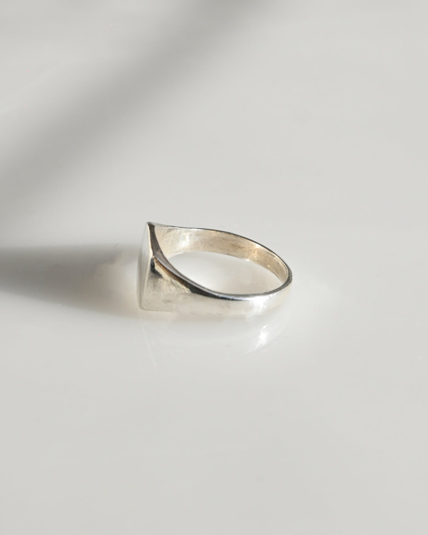 Signet Silver Ring - Square (10号)